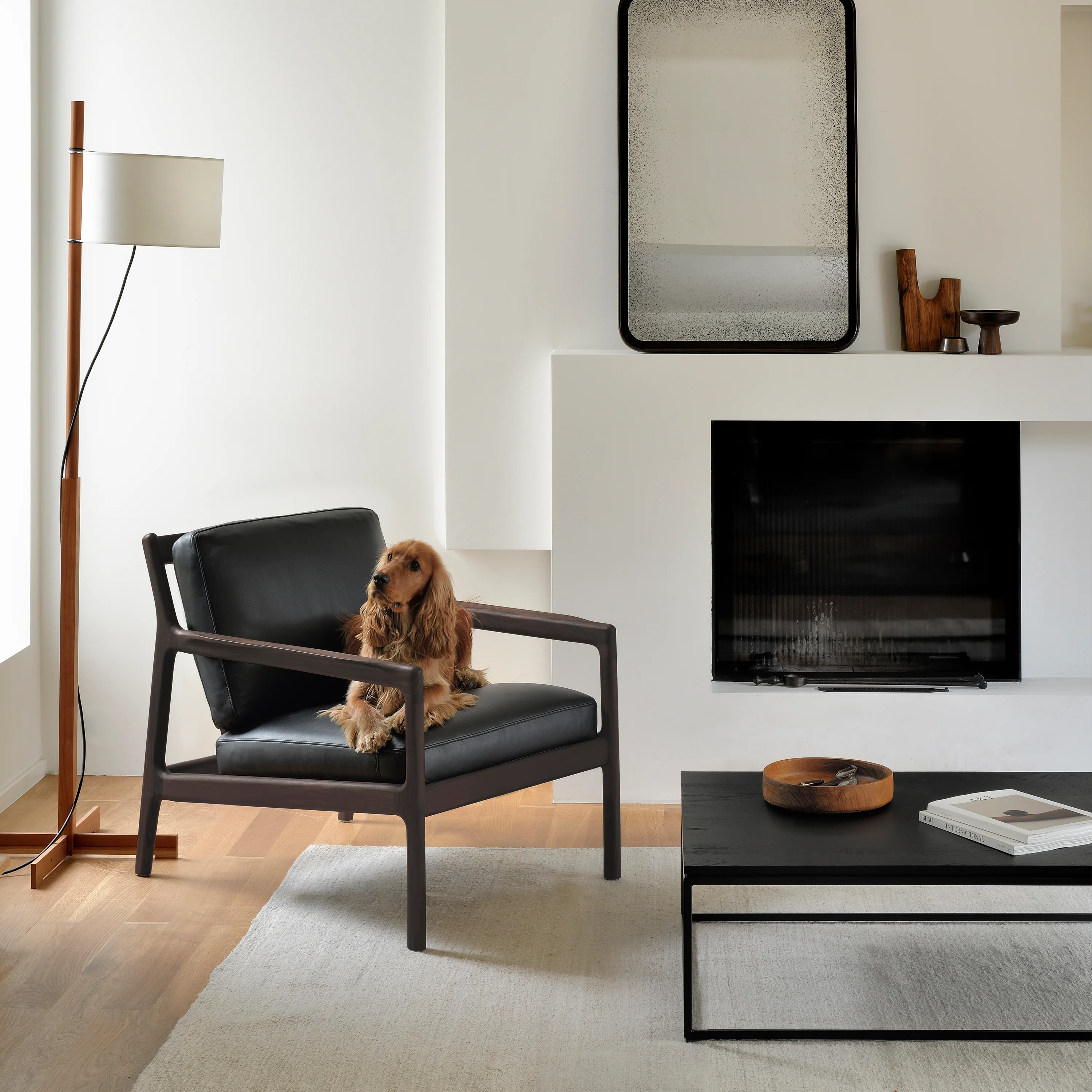 Jack Leather Lounge Chair - Image 11