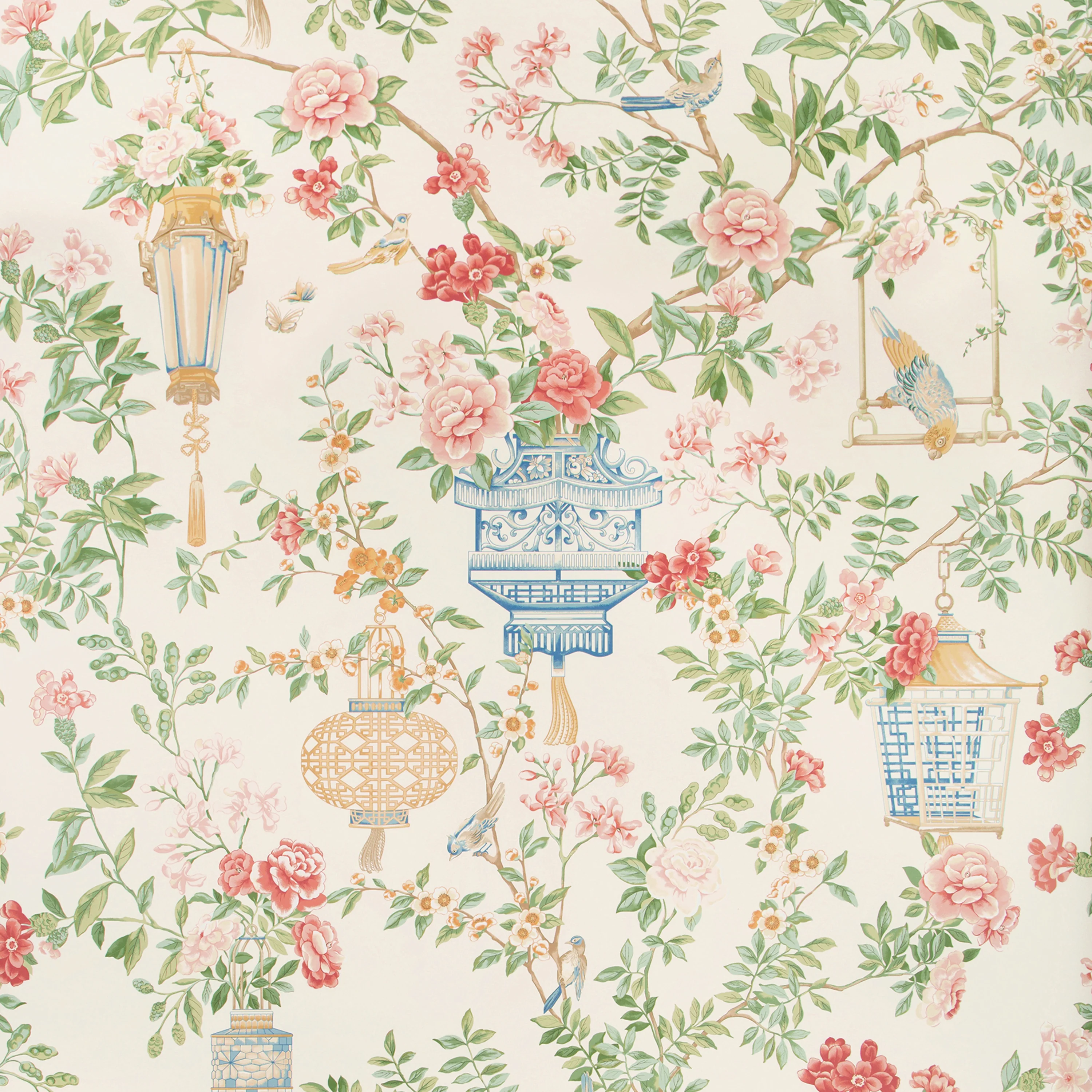Lantern Garden Wallpaper, 8.76 yard roll