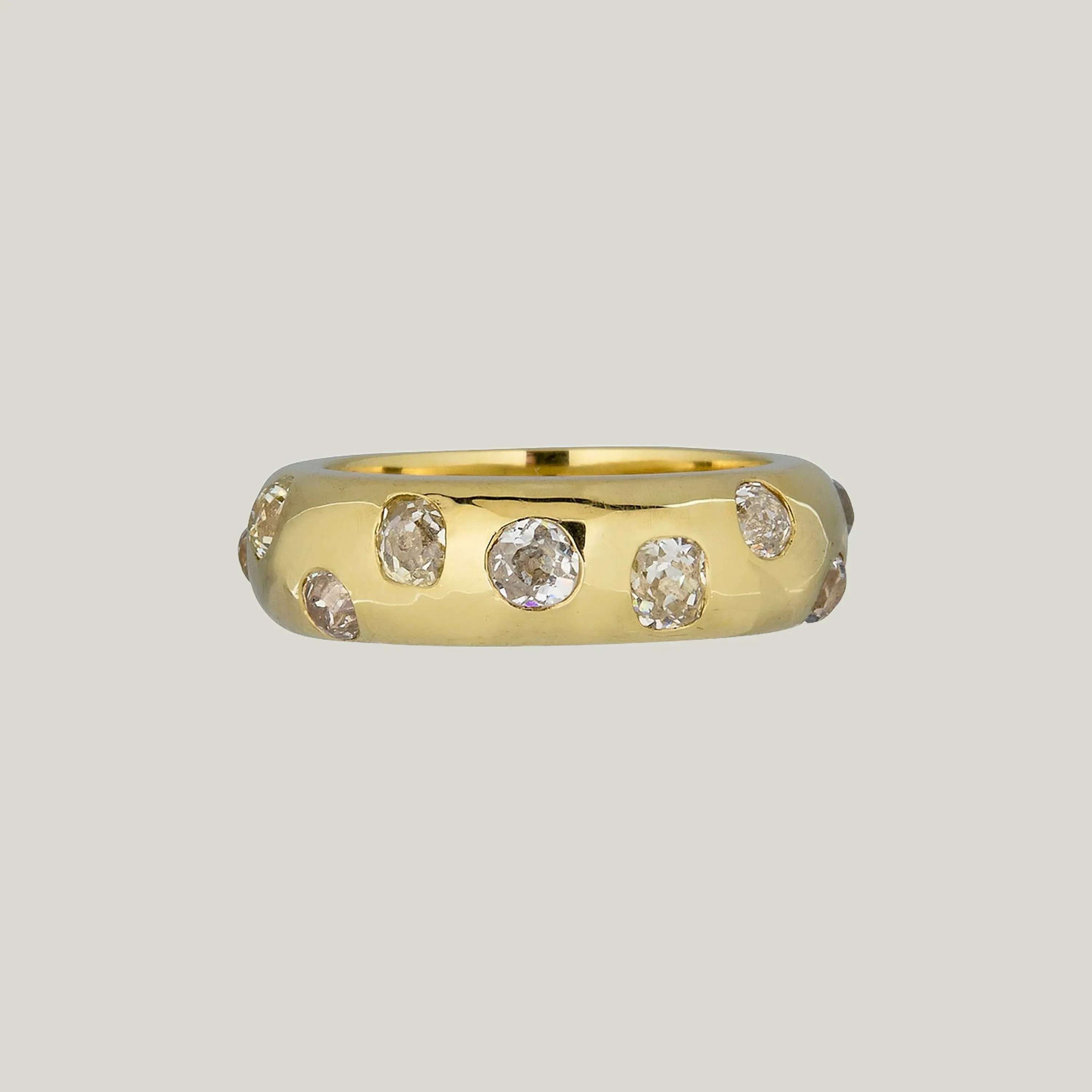 Mixed Cut Diamond Scatter Band
