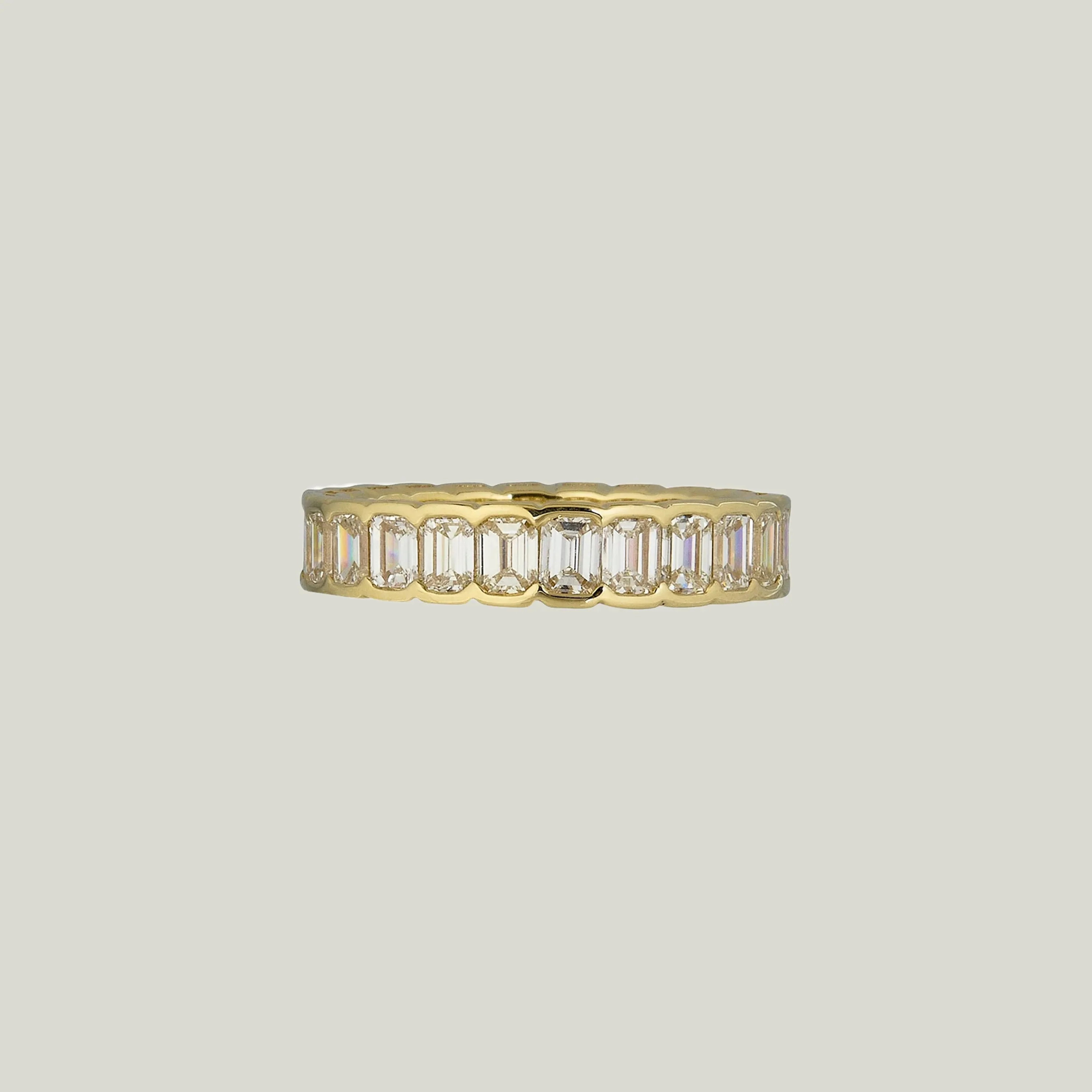 Emerald Cut Diamond Eternity Band