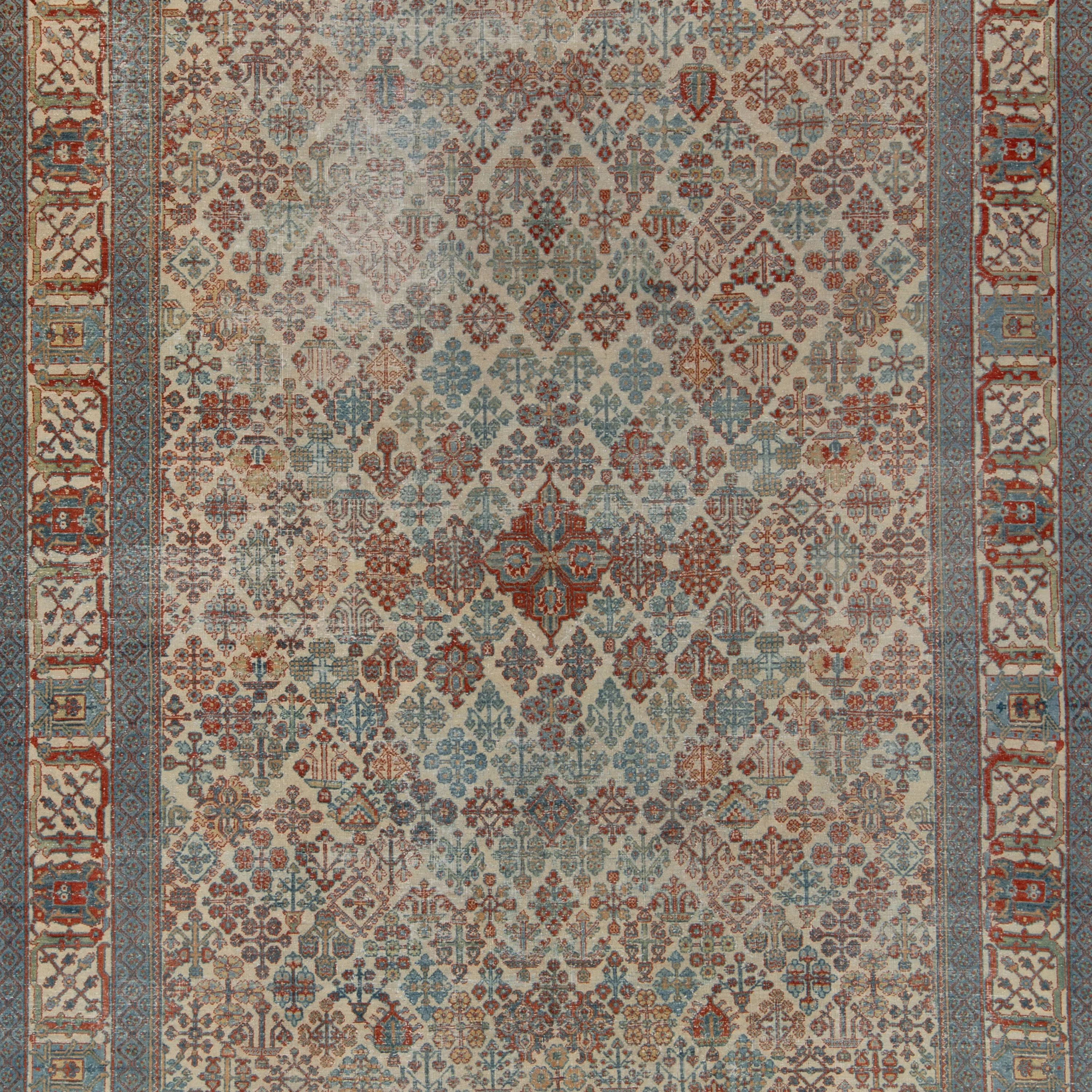 Blue Joshegan Vintage Rug - 7'8" x 10'6" - Image 2
