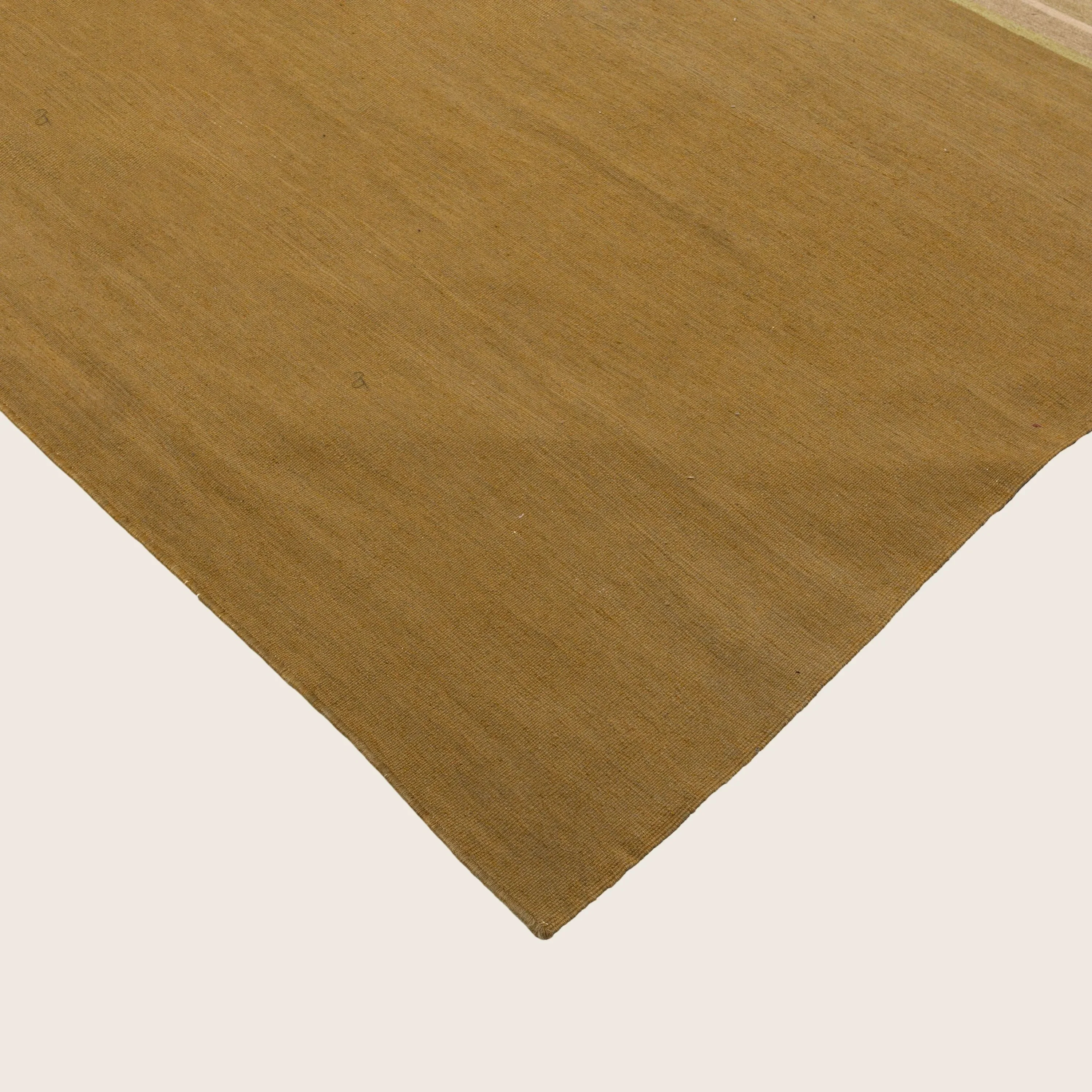 Gold Modern Kilim Wool Rug - 13'6" x 17'8" - Image 3