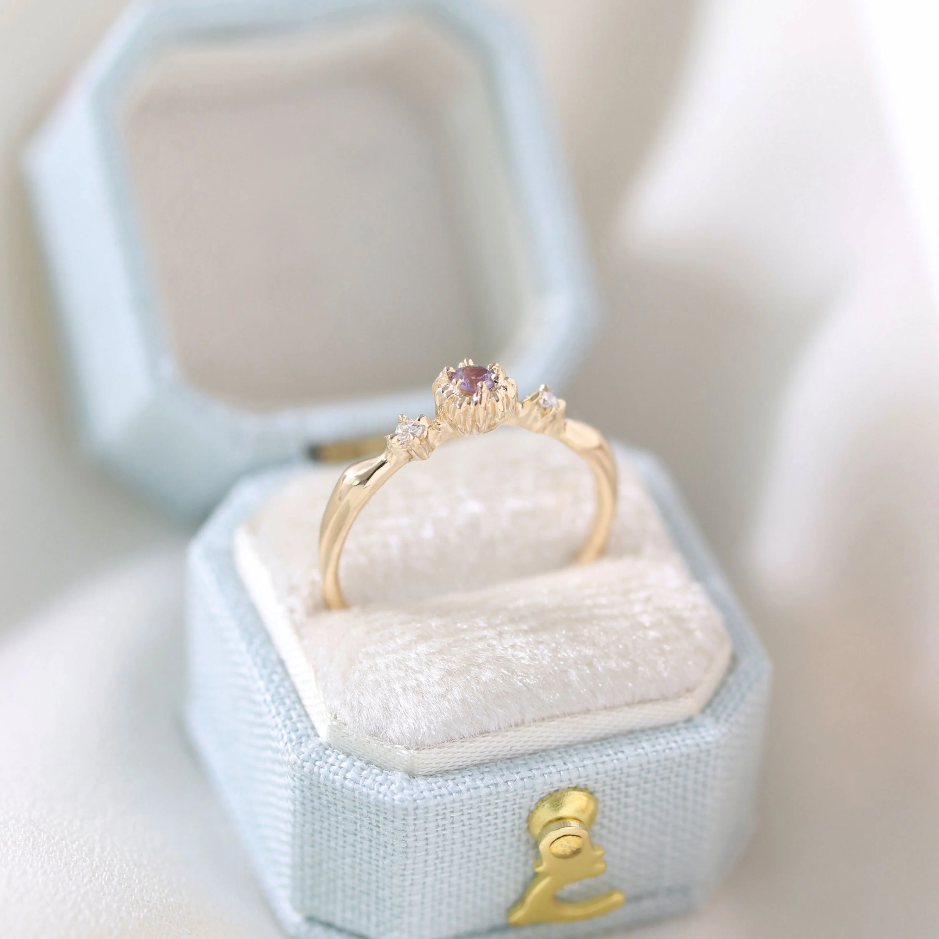 Lavender Sapphire Gwah Ring Supreme - Image 5