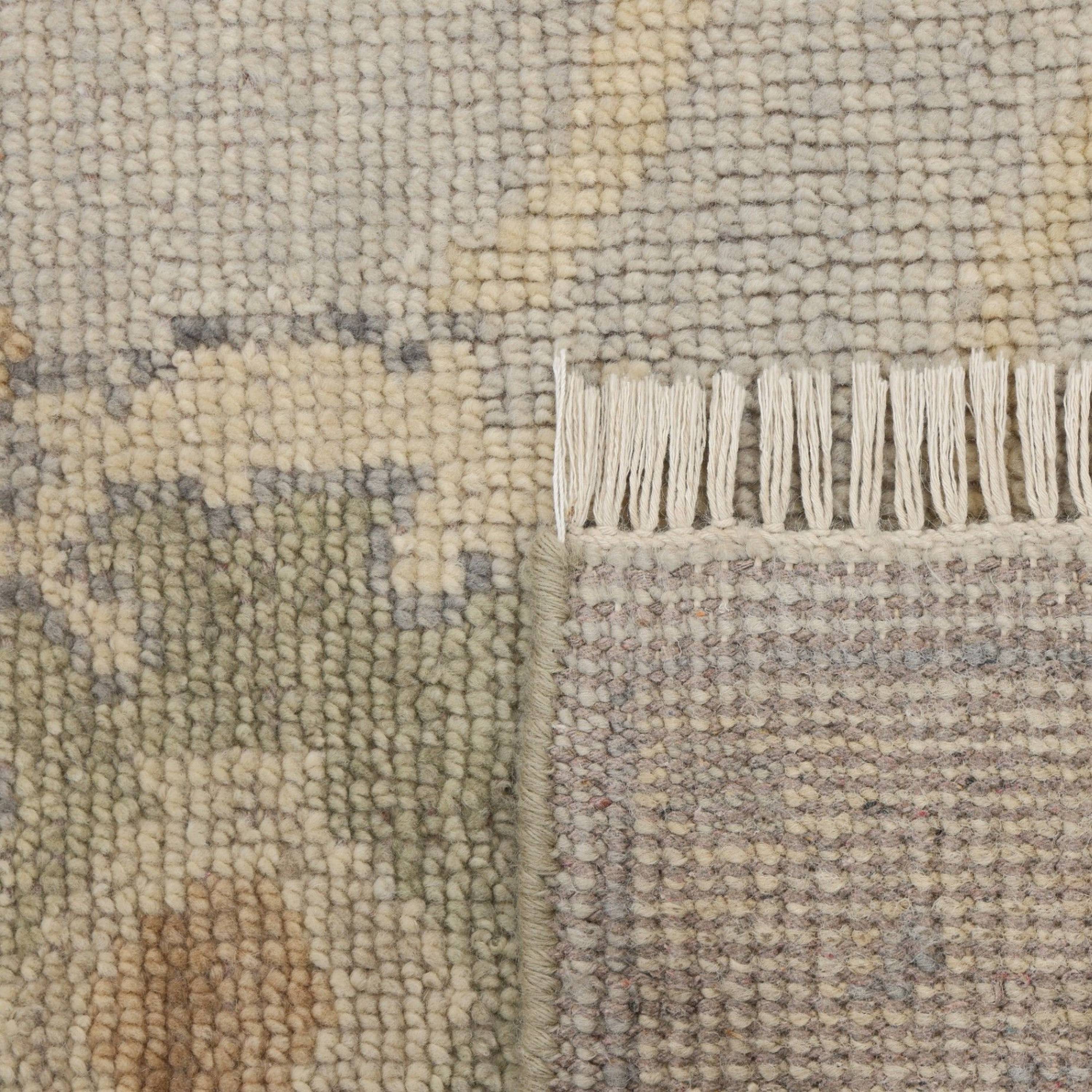 Lavender Traditional Oushak Wool Rug - 8' x 10' - Image 6