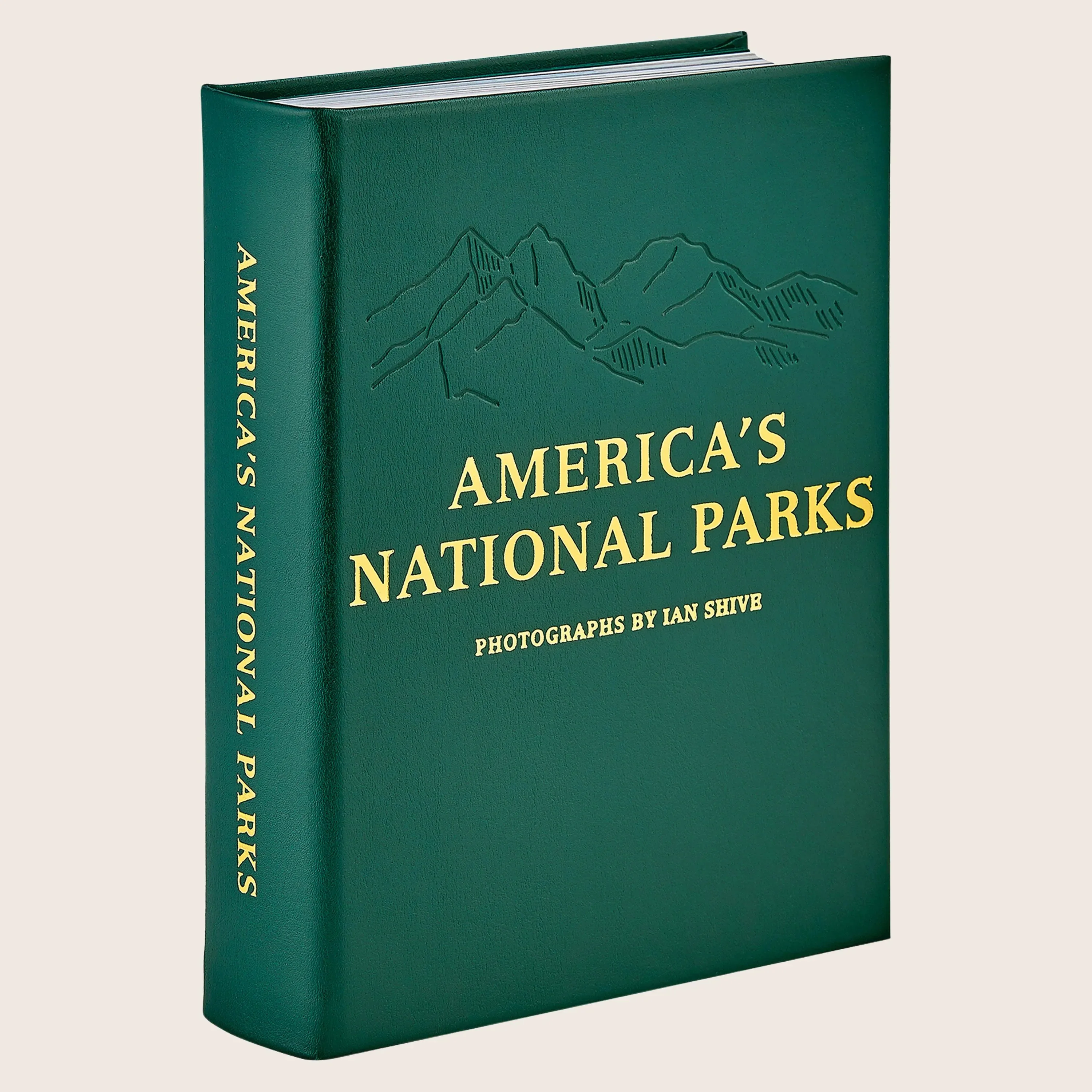 America's National Parks Leather Bound Book