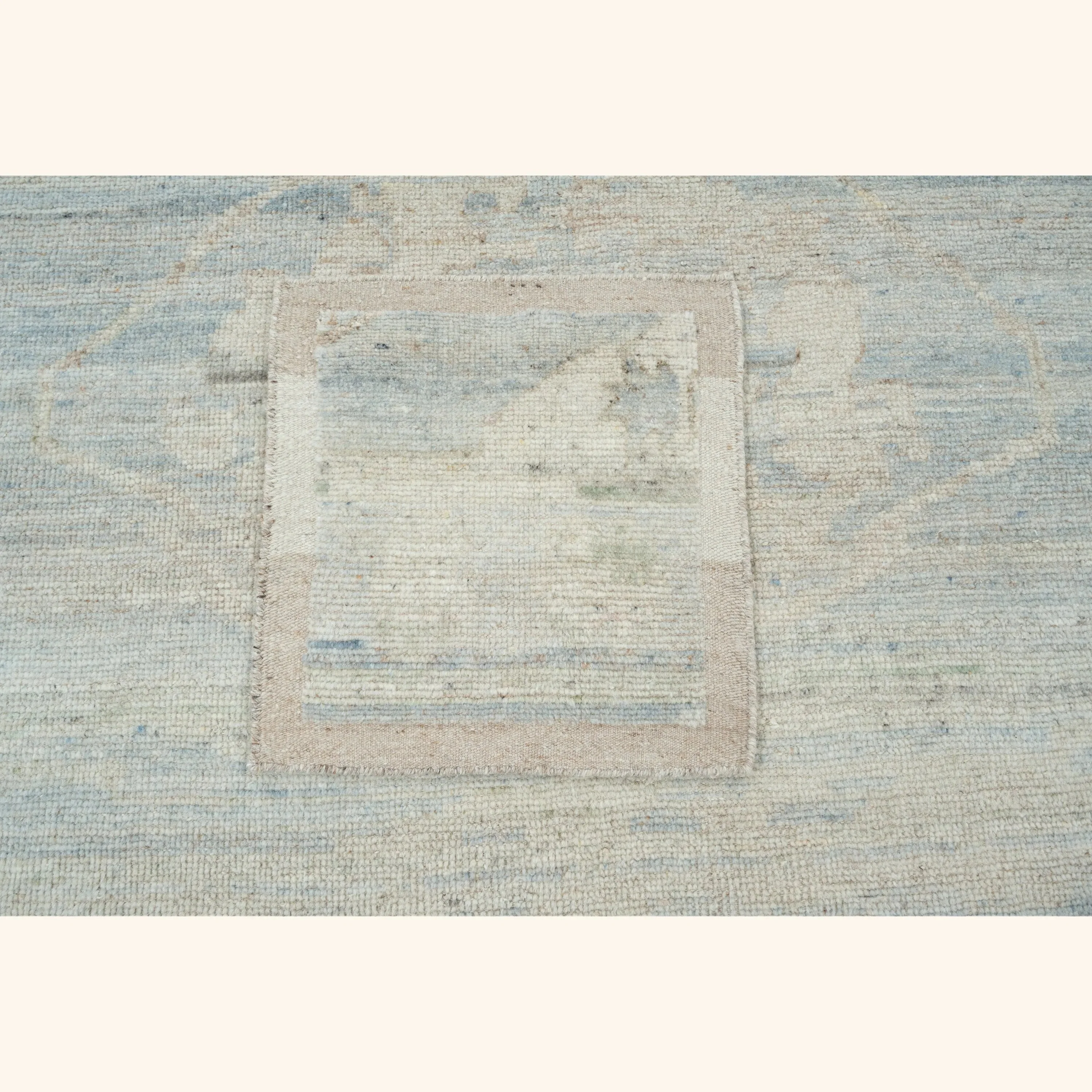 Light Blue Traditional Wool Rug - 8' x 10' - Image 3