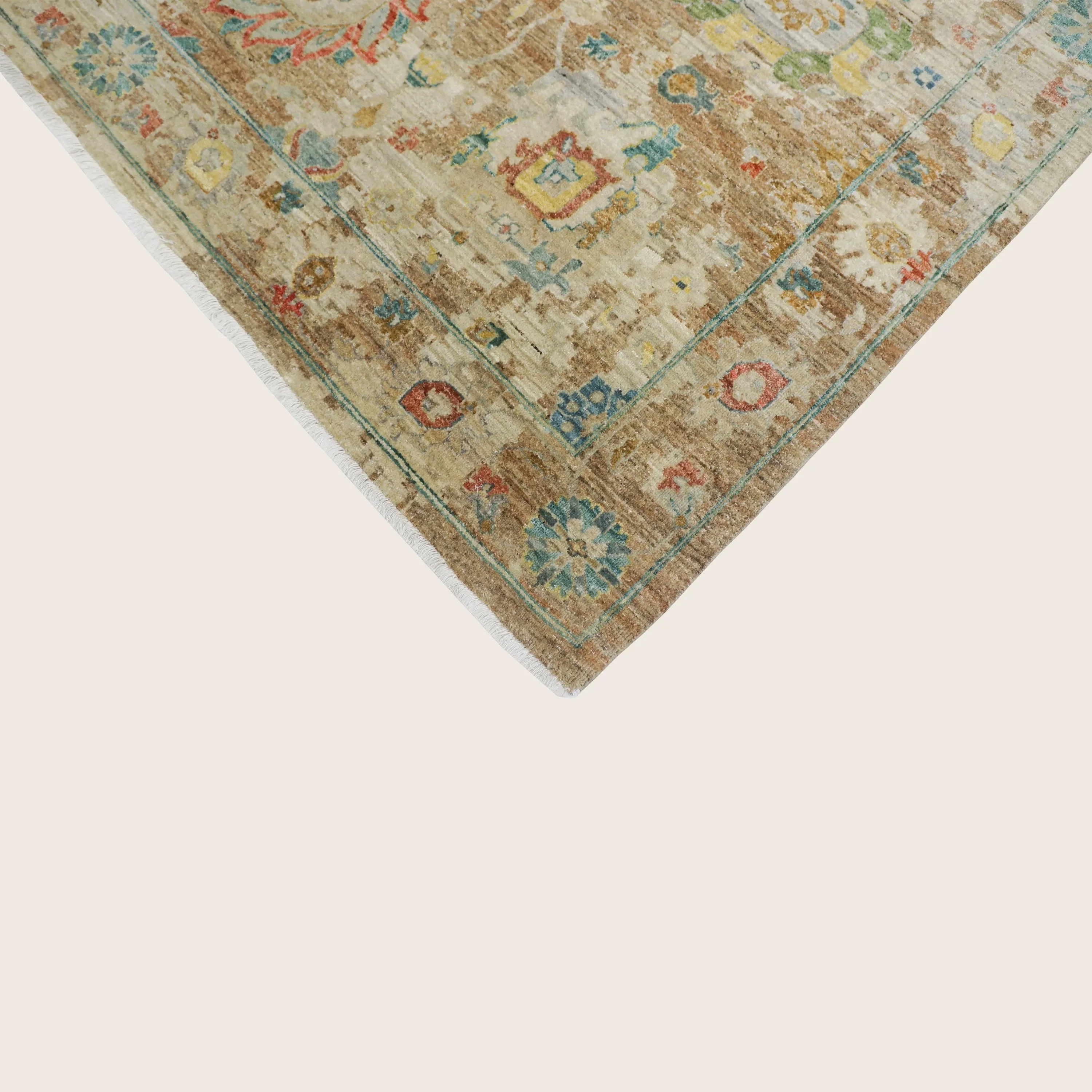 Brown Antique Revival Wool Rug - 9' x 12' - Image 3