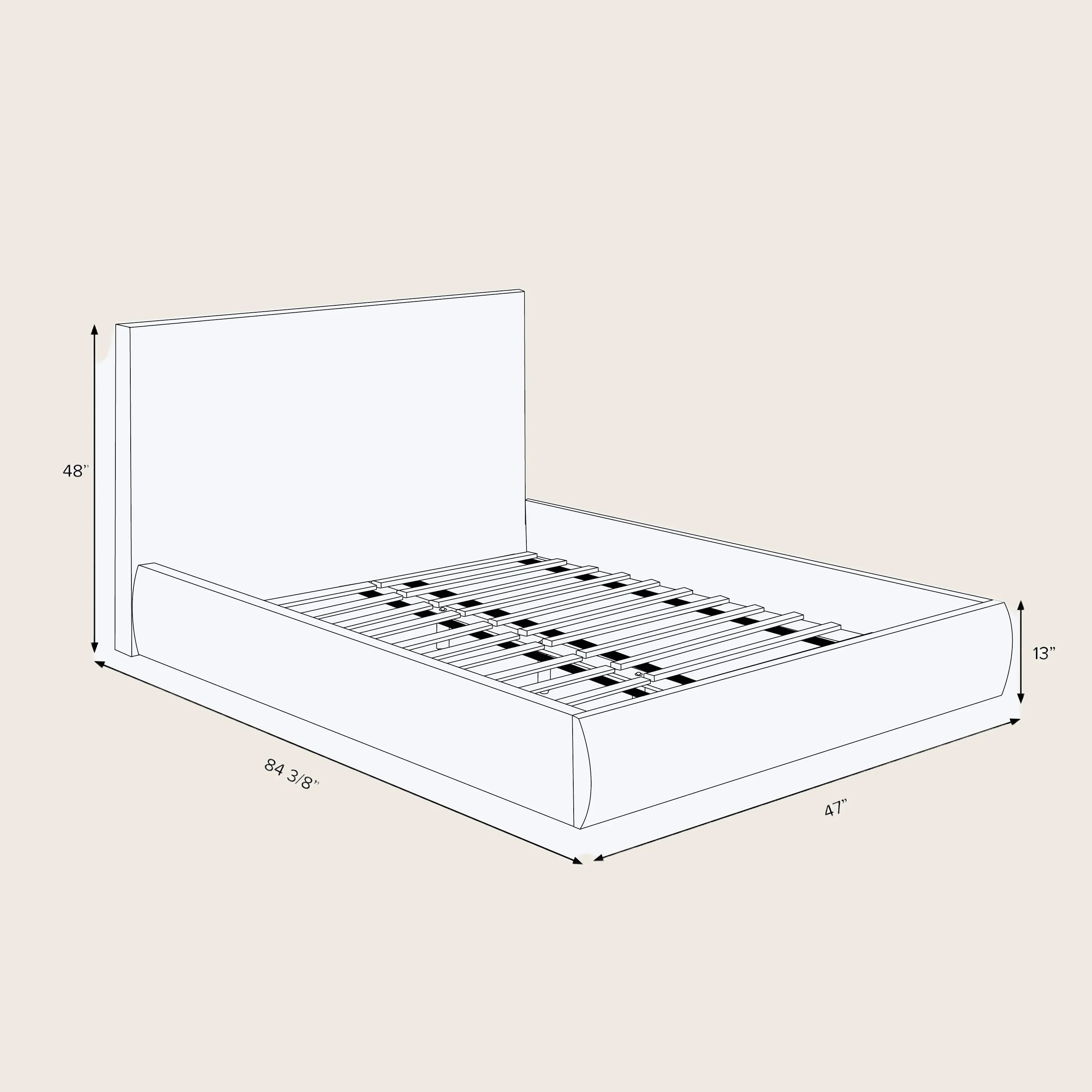 Linda Platform Bed - Image 17