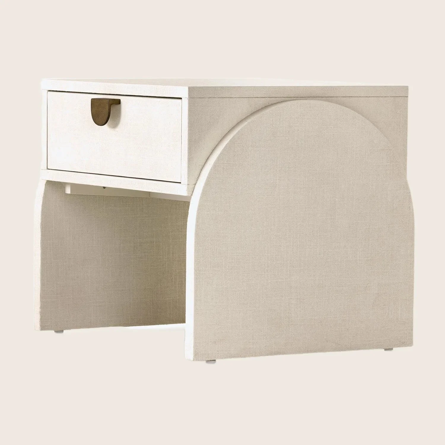 Linen Textured End Table - Image 4