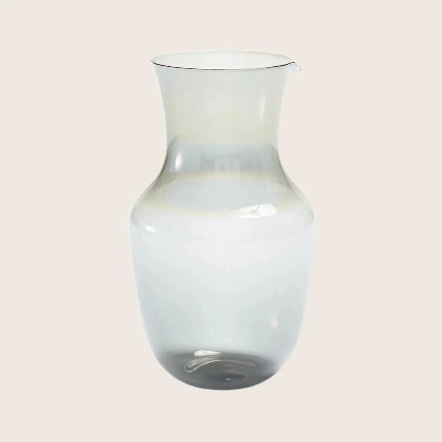 Glass Gray Pitcher