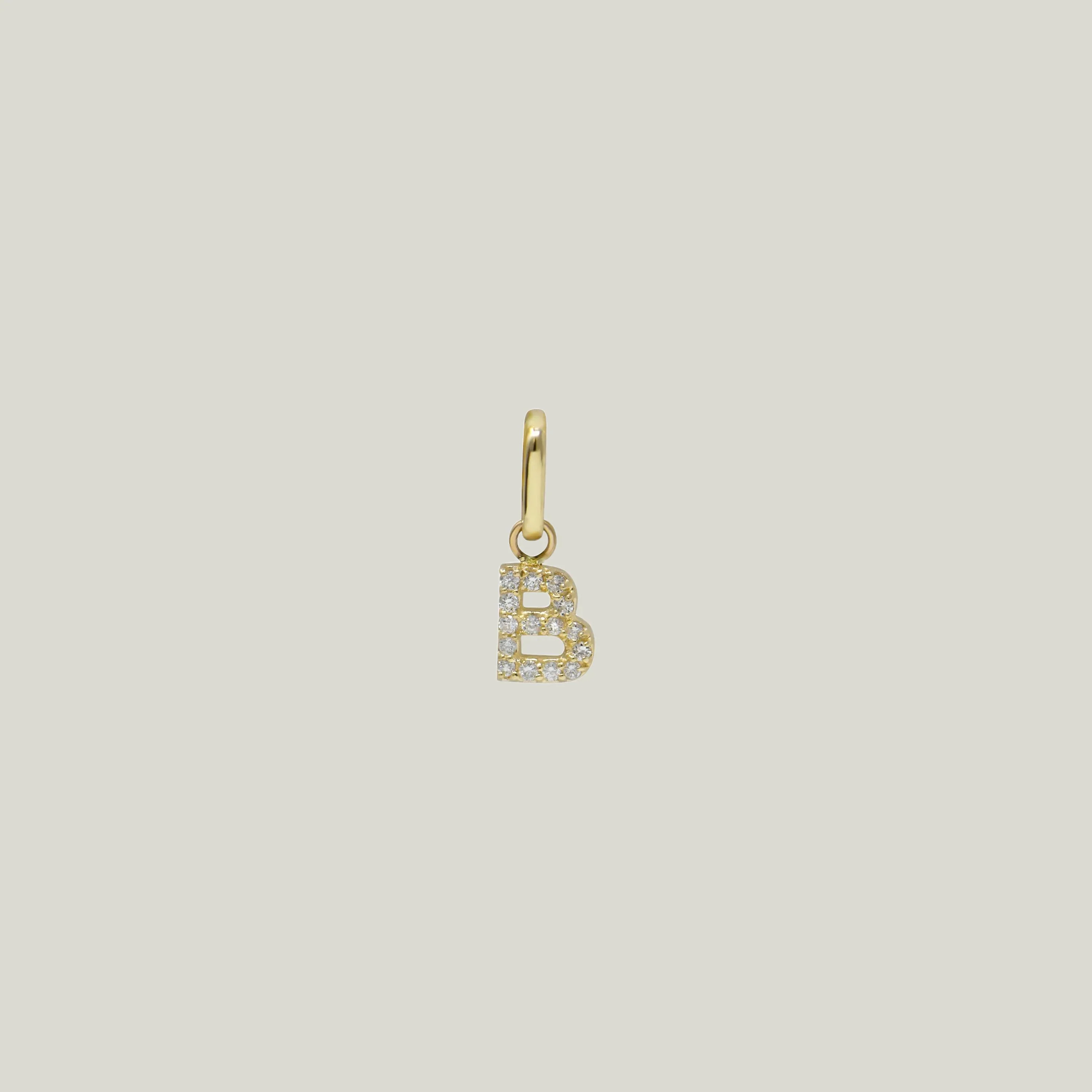 Love Letter Pavé Initial Charm - Image 2