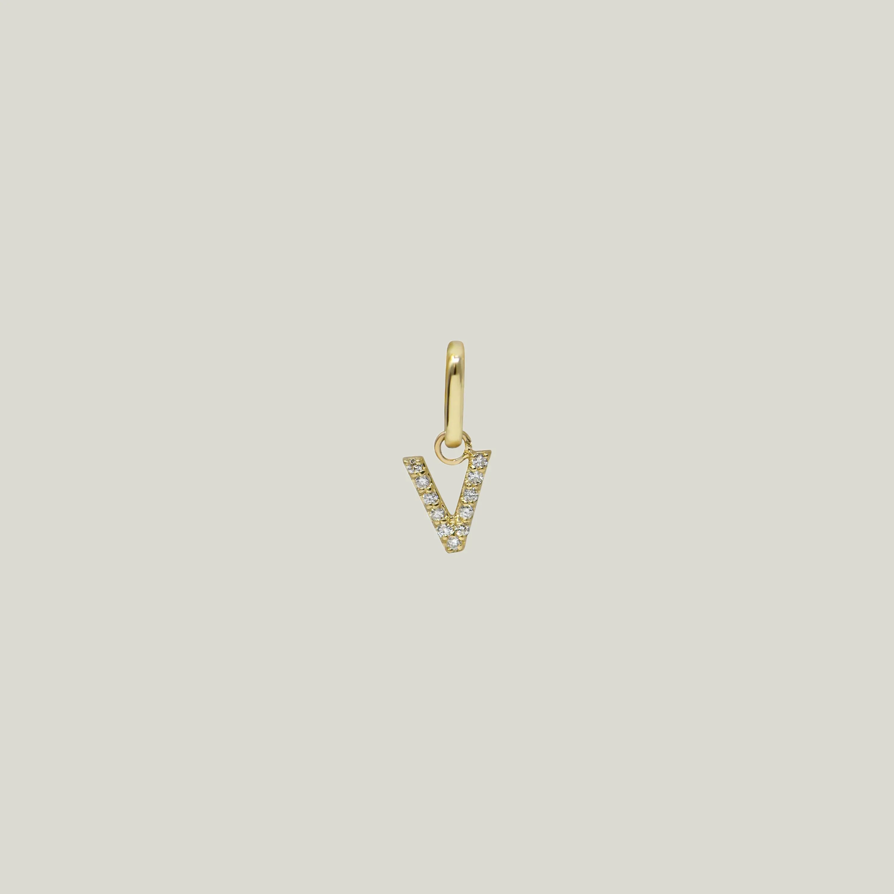 Love Letter Pavé Initial Charm - Image 22