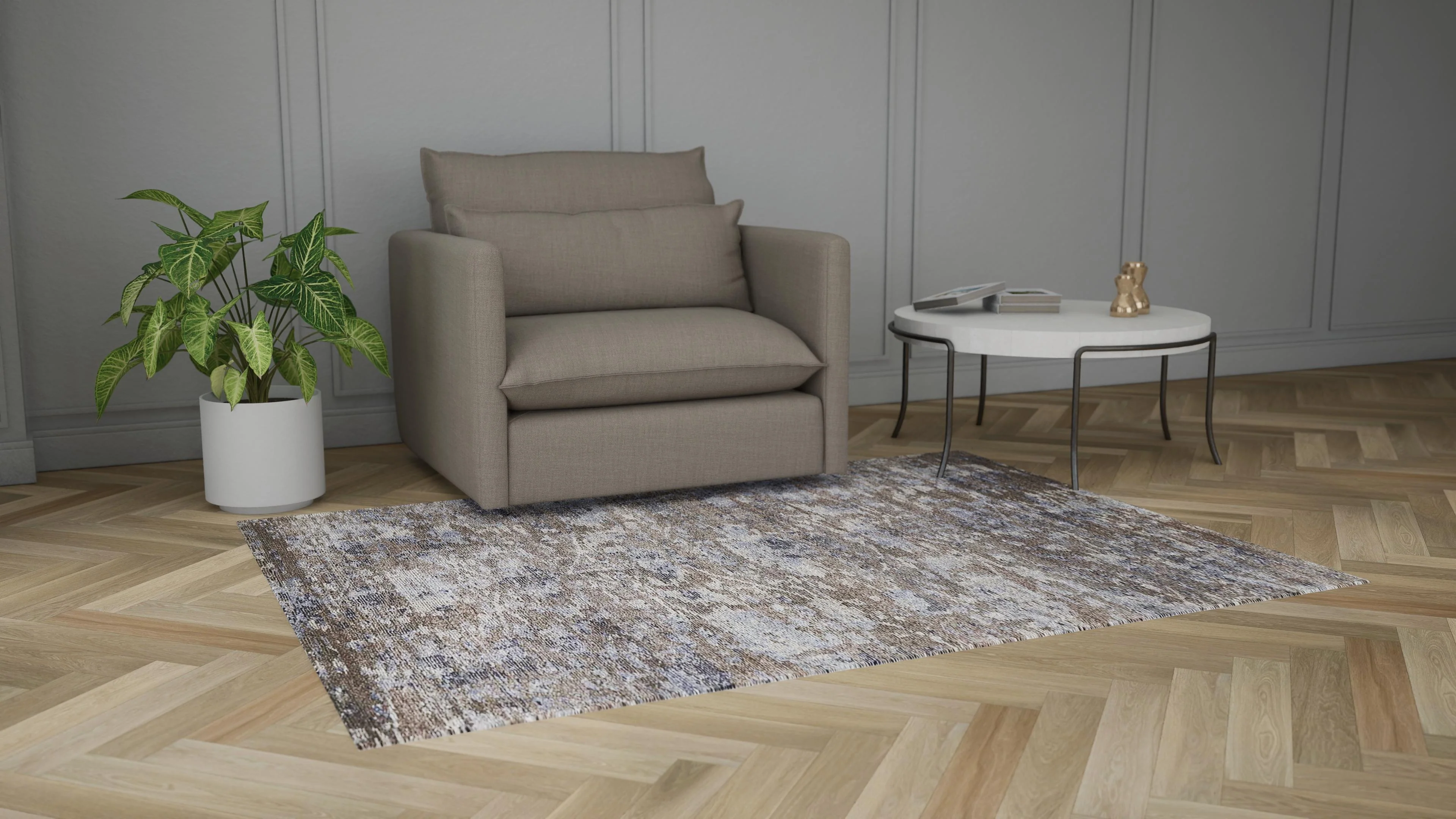 Tibetan Essentials Style Rug - Dove - Image 30