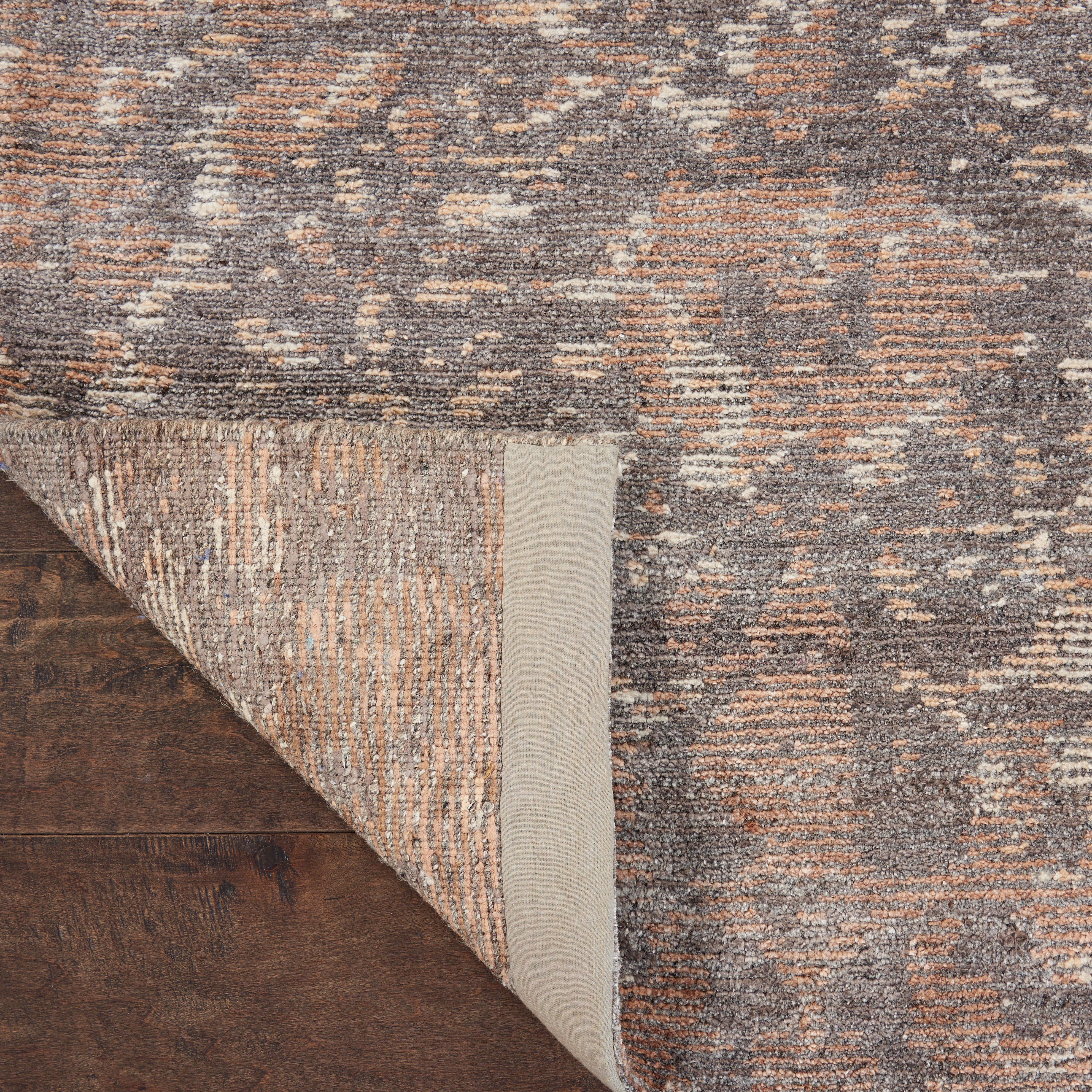 Ash Essentials Brown Modern Cotton Blend Rug - Image 12
