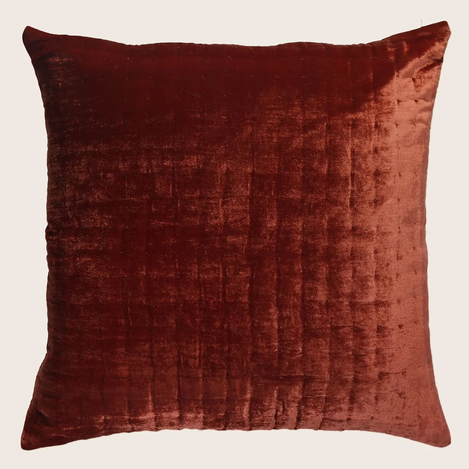 Luminous Quilted Velvet Euro Pillow - Image 11