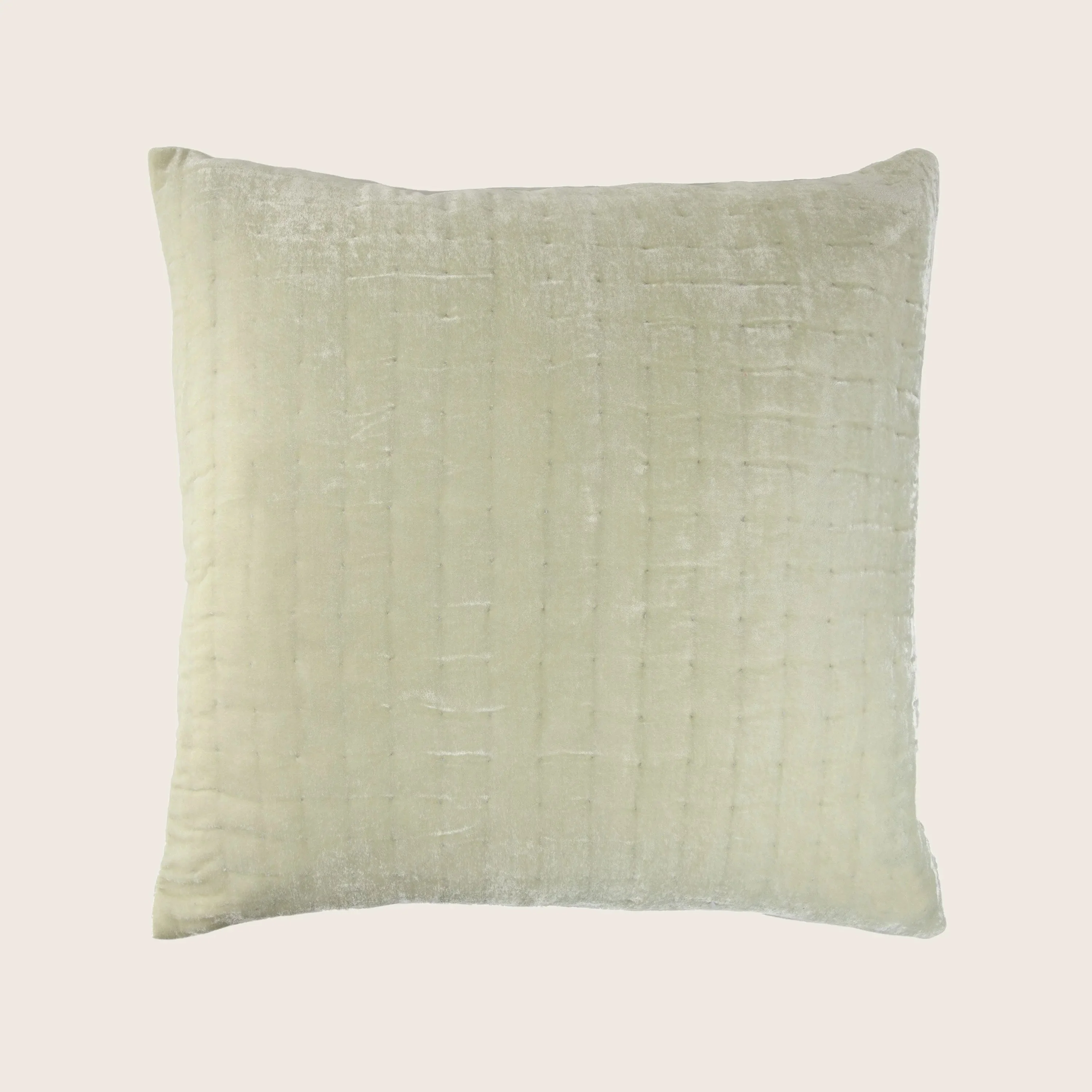 Luminous Quilted Velvet Euro Pillow - Image 15