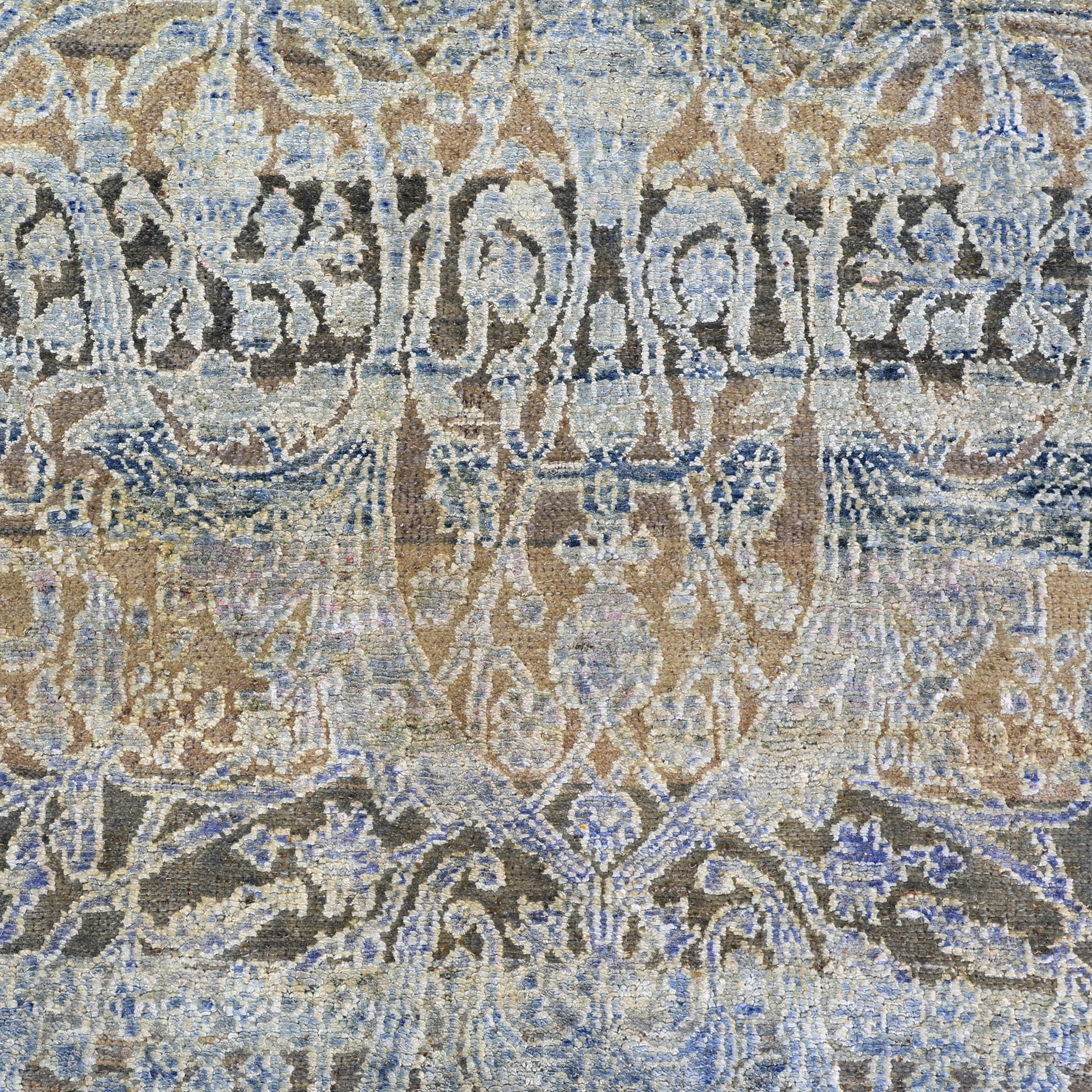 Blue Alchemy Contemporary Wool Silk Blend Runner - 2'11" x 21'3" - Image 3