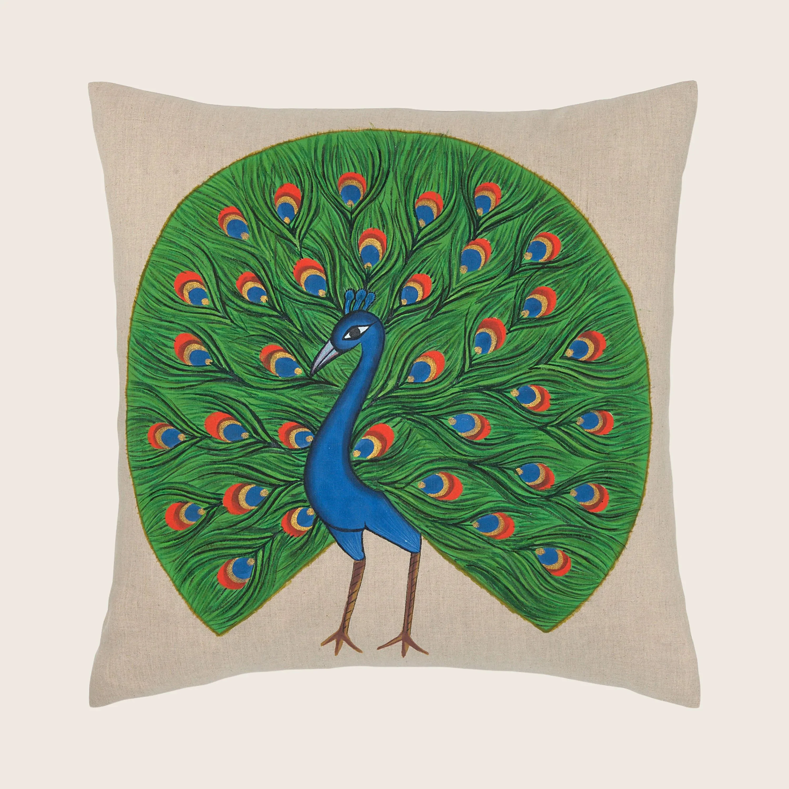 Majestic Peacock Pillow