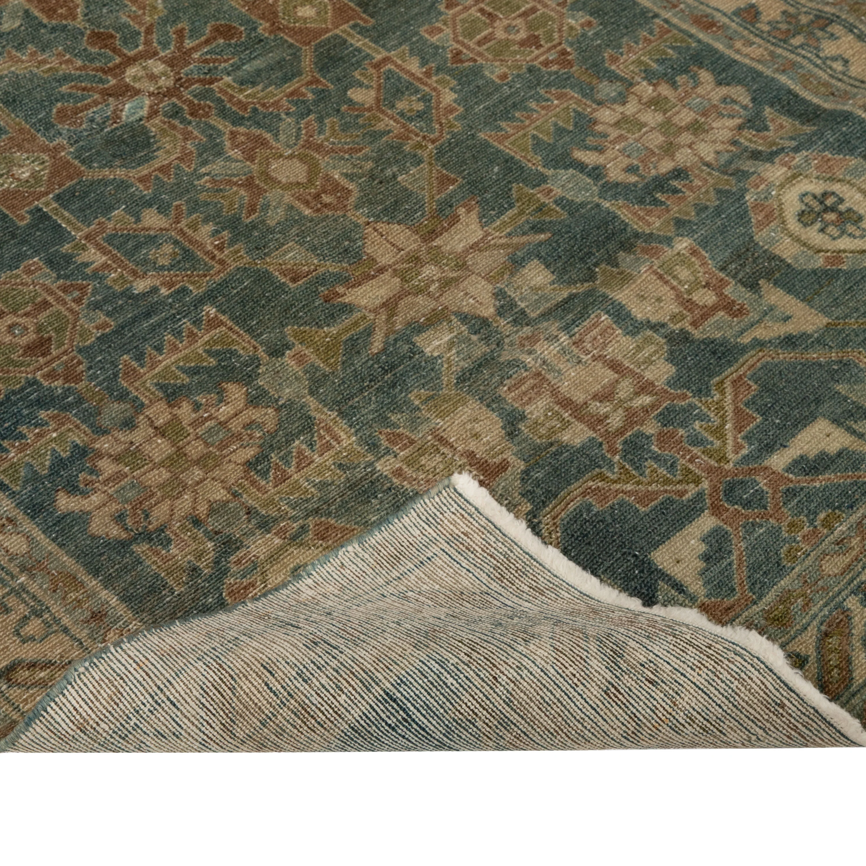 Navy Vintage Malayer Runner - 3'8" x 15'7" - Image 4