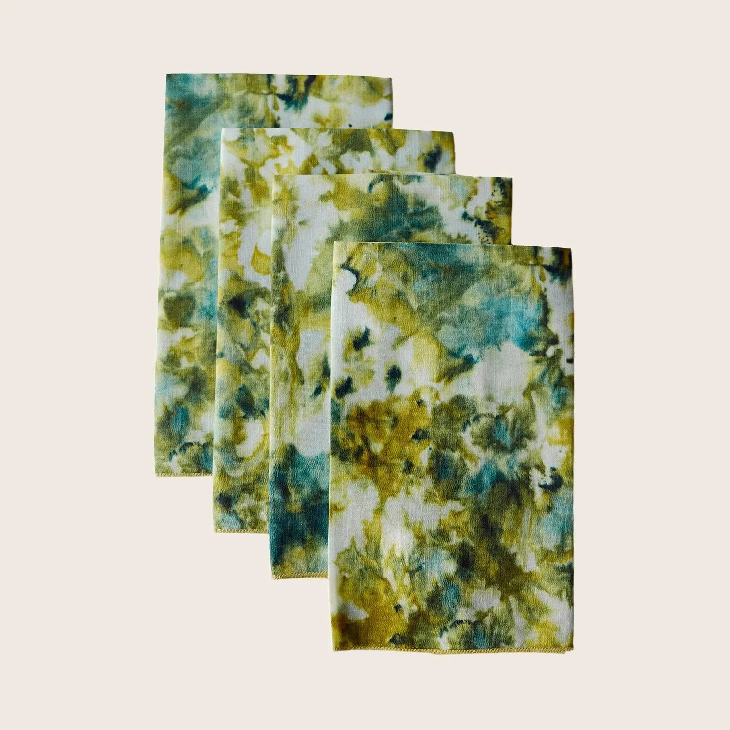 Marble Napkin, Green - Image 2
