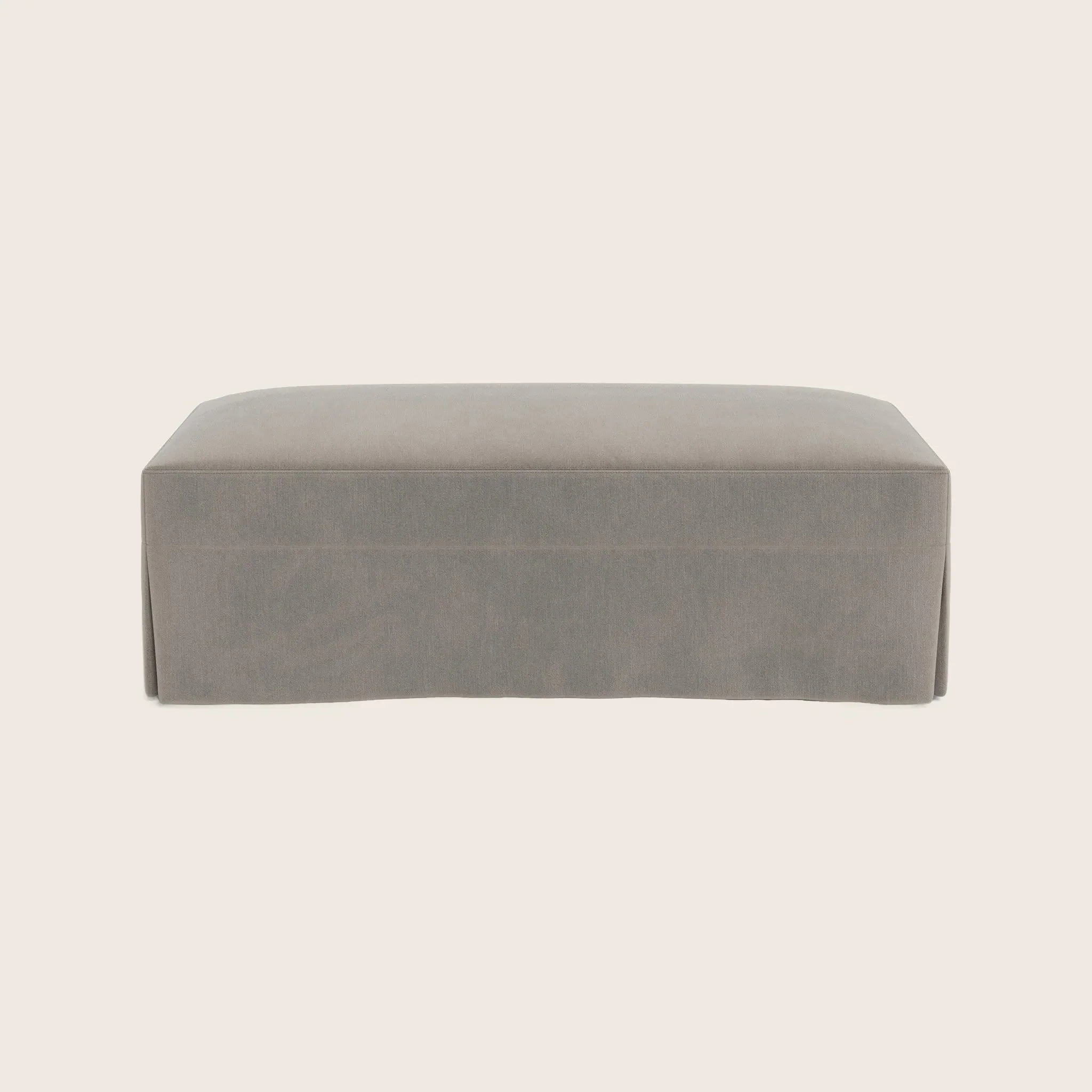 Martha's Vineyard Slipped Ottoman - Image 22