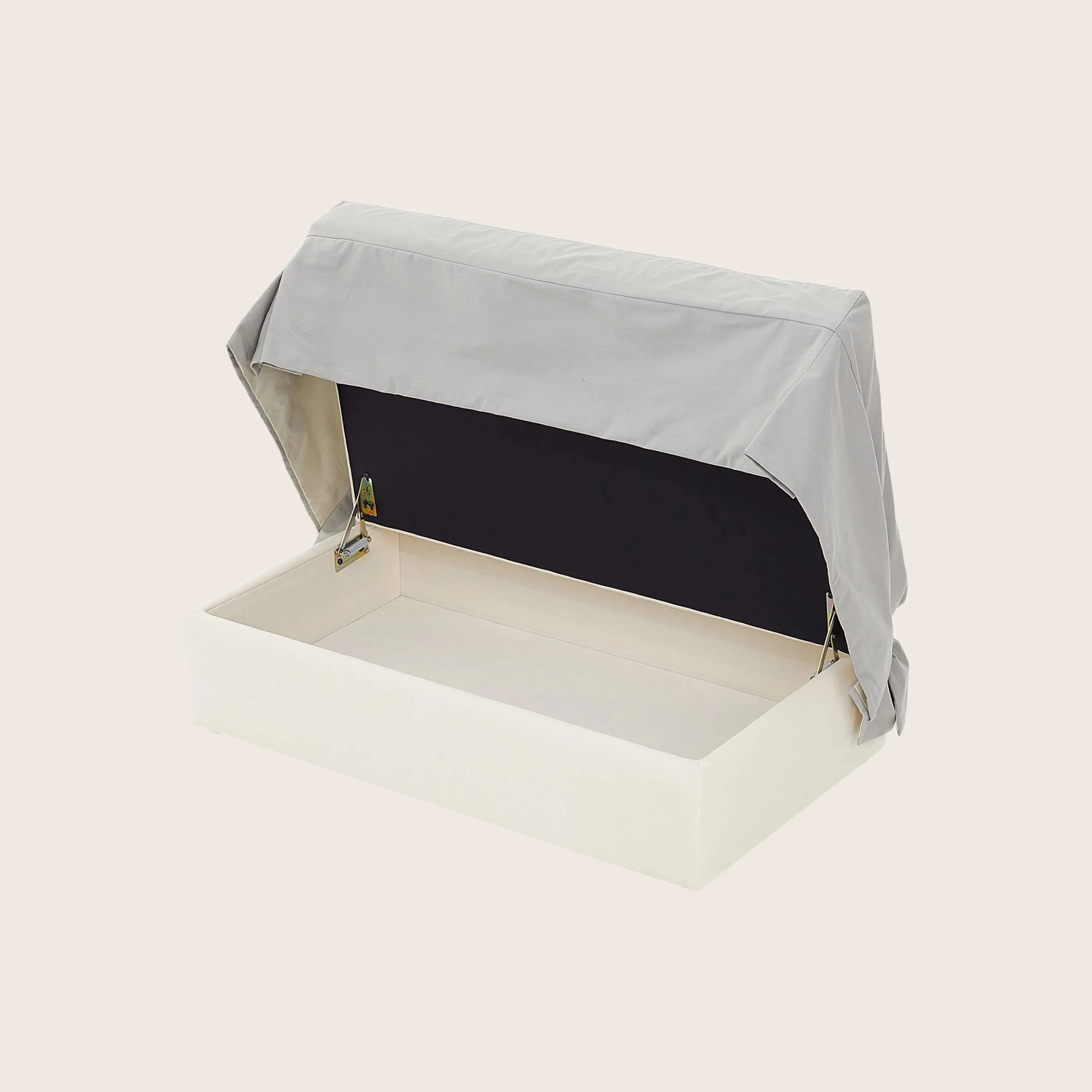 Martha's Vineyard Slipped Ottoman - Image 4