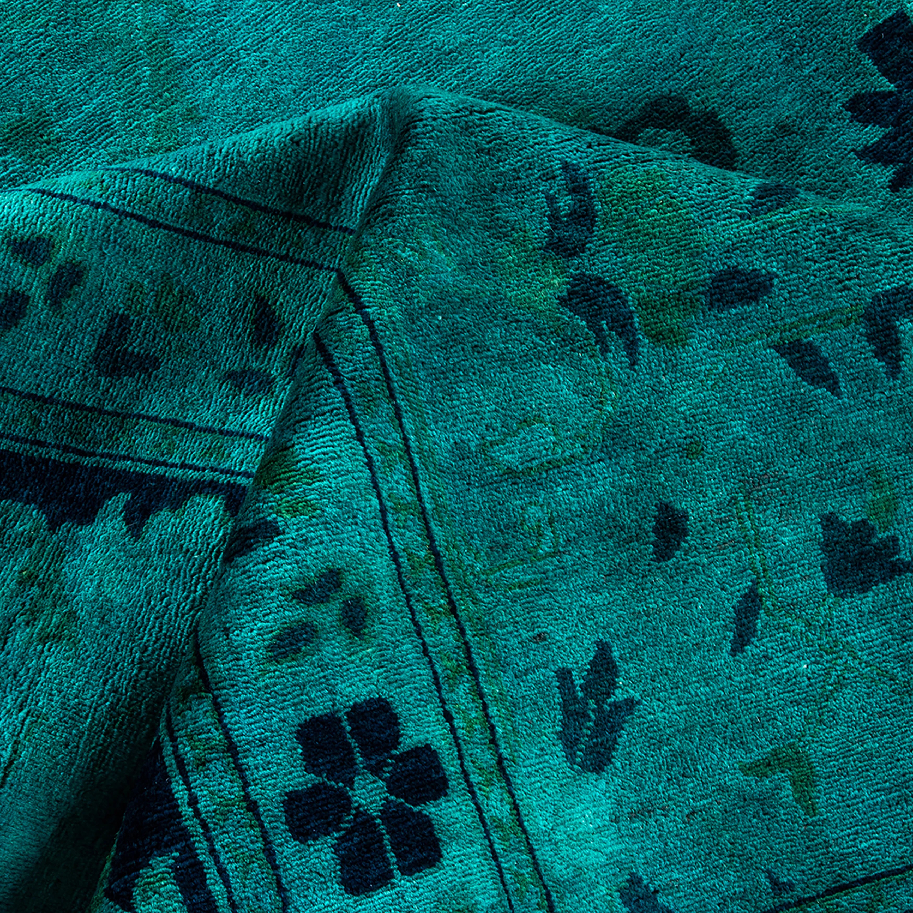 Green Samsara Wool Rug - 11'10" x 15'3" - Image 7