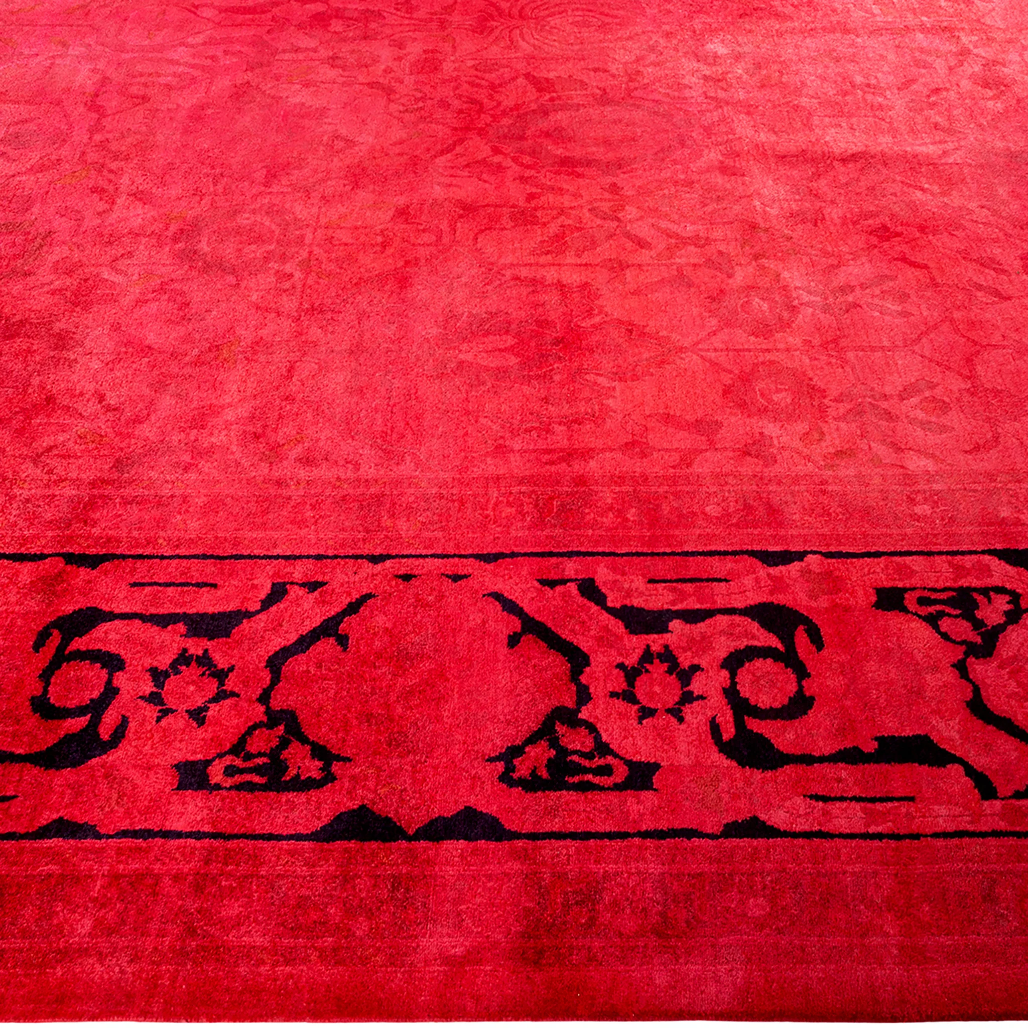 Red Samsara Wool Rug - 10'2" x 13'10" - Image 4
