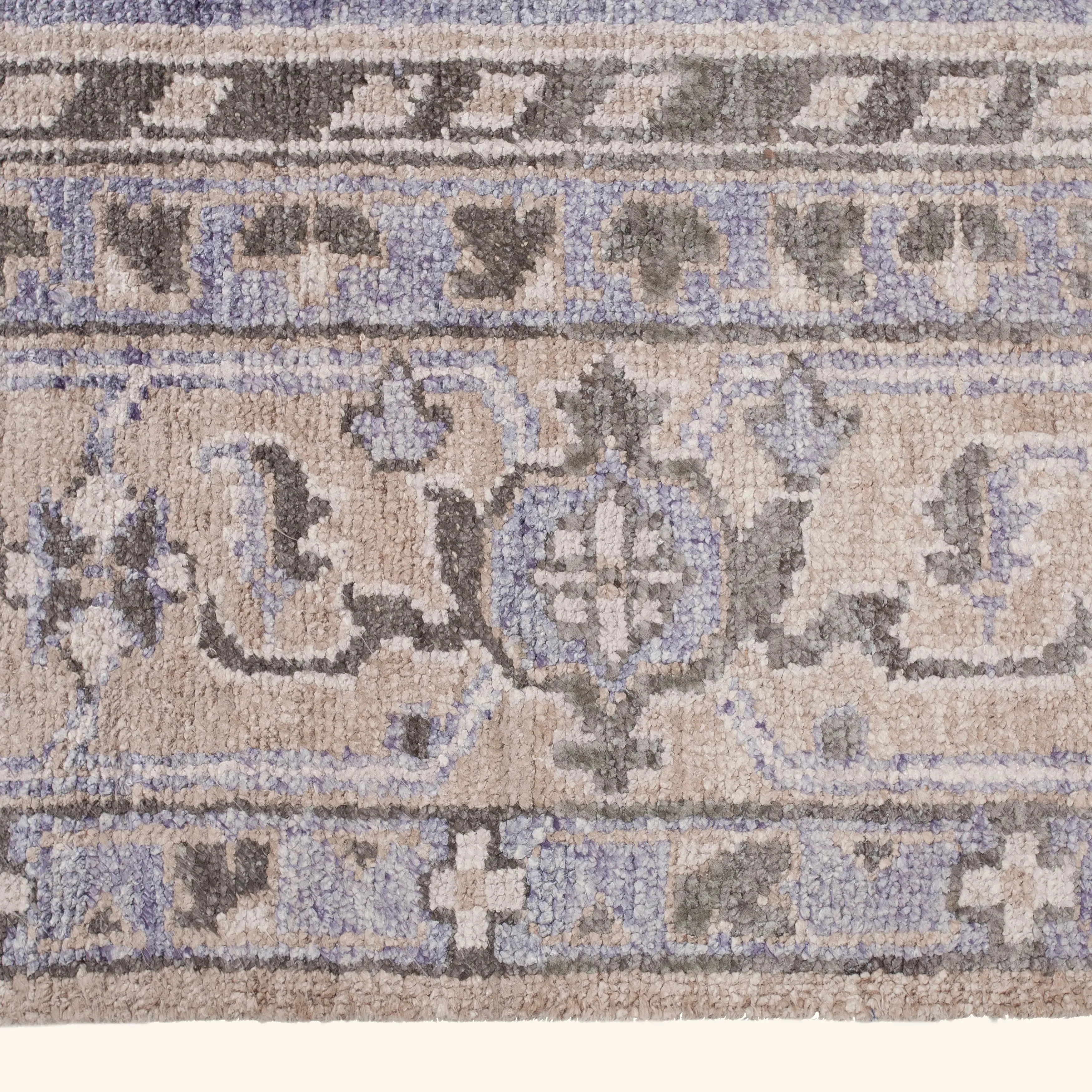Purple Traditional Wool Blend Rug - 10'1" x 13'8" - Image 5