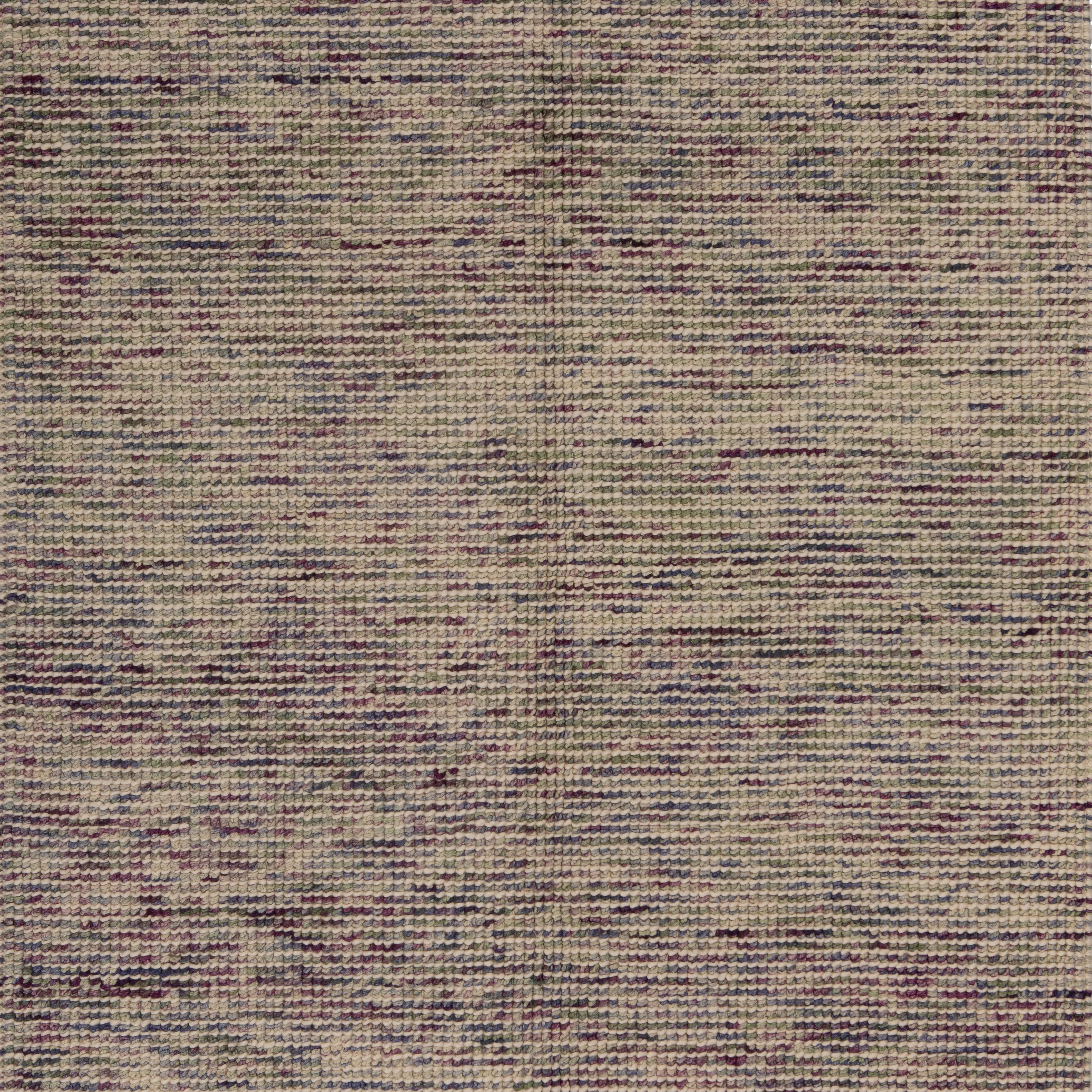 Colorful Modern Wool Flatweave Rug 6'3" x 9'2" - Image 2