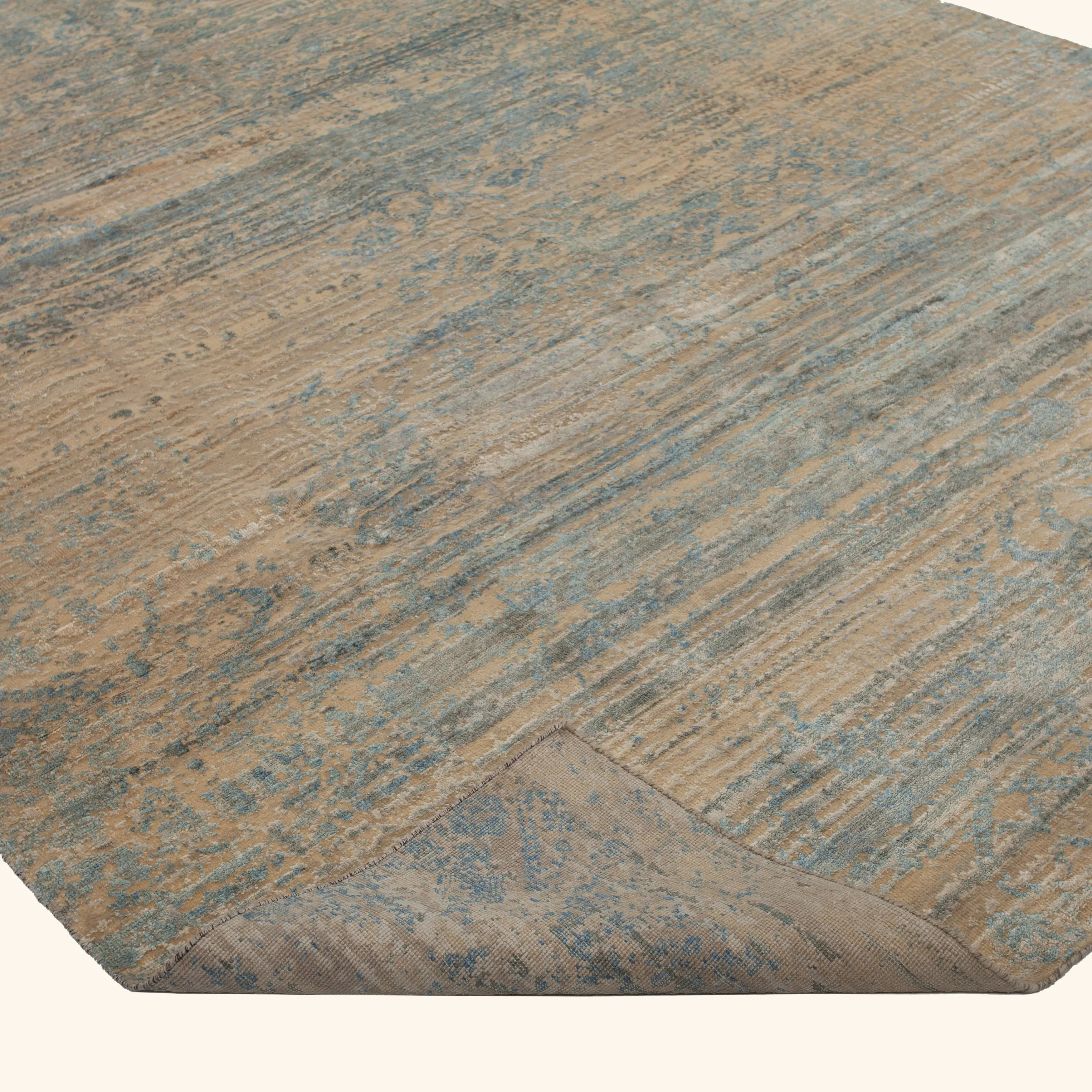 Brown Modern Wool Rug - 8'2" x 10'3" - Image 5