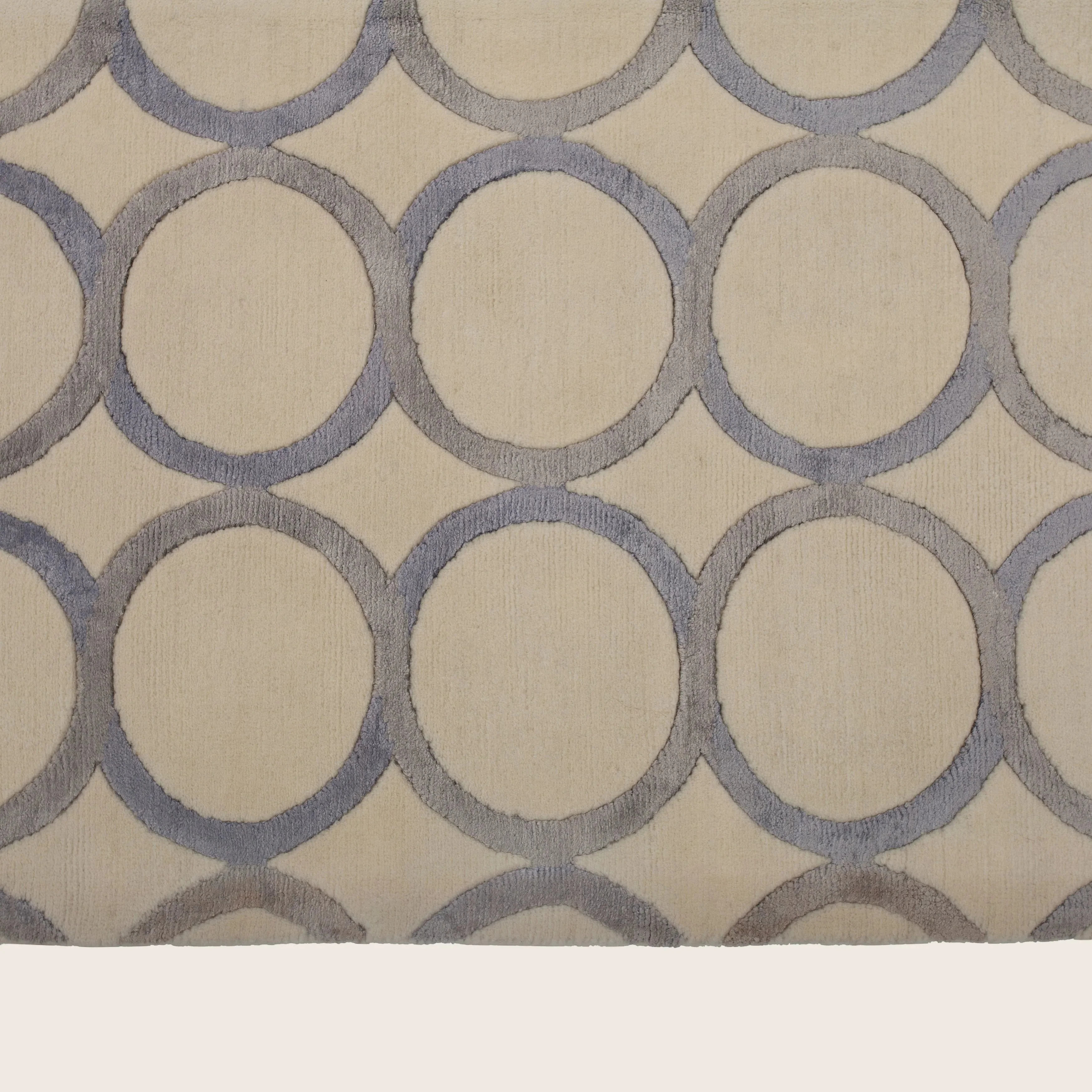Brown & Purple Modern Wool Rug - 8'3" x 10'2" - Image 6