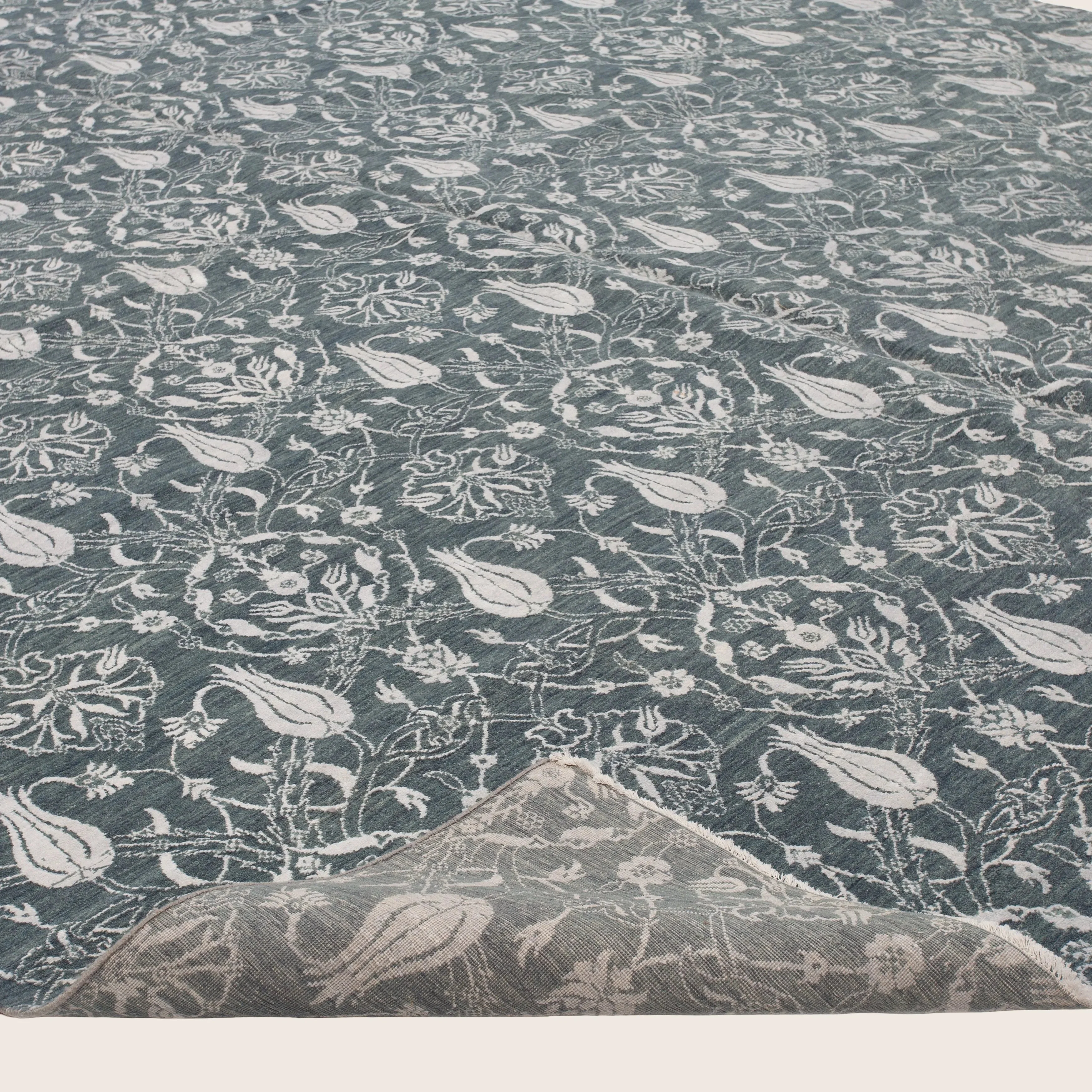 Grey Modern Wool Rug - 12' x 14' 8" - Image 4