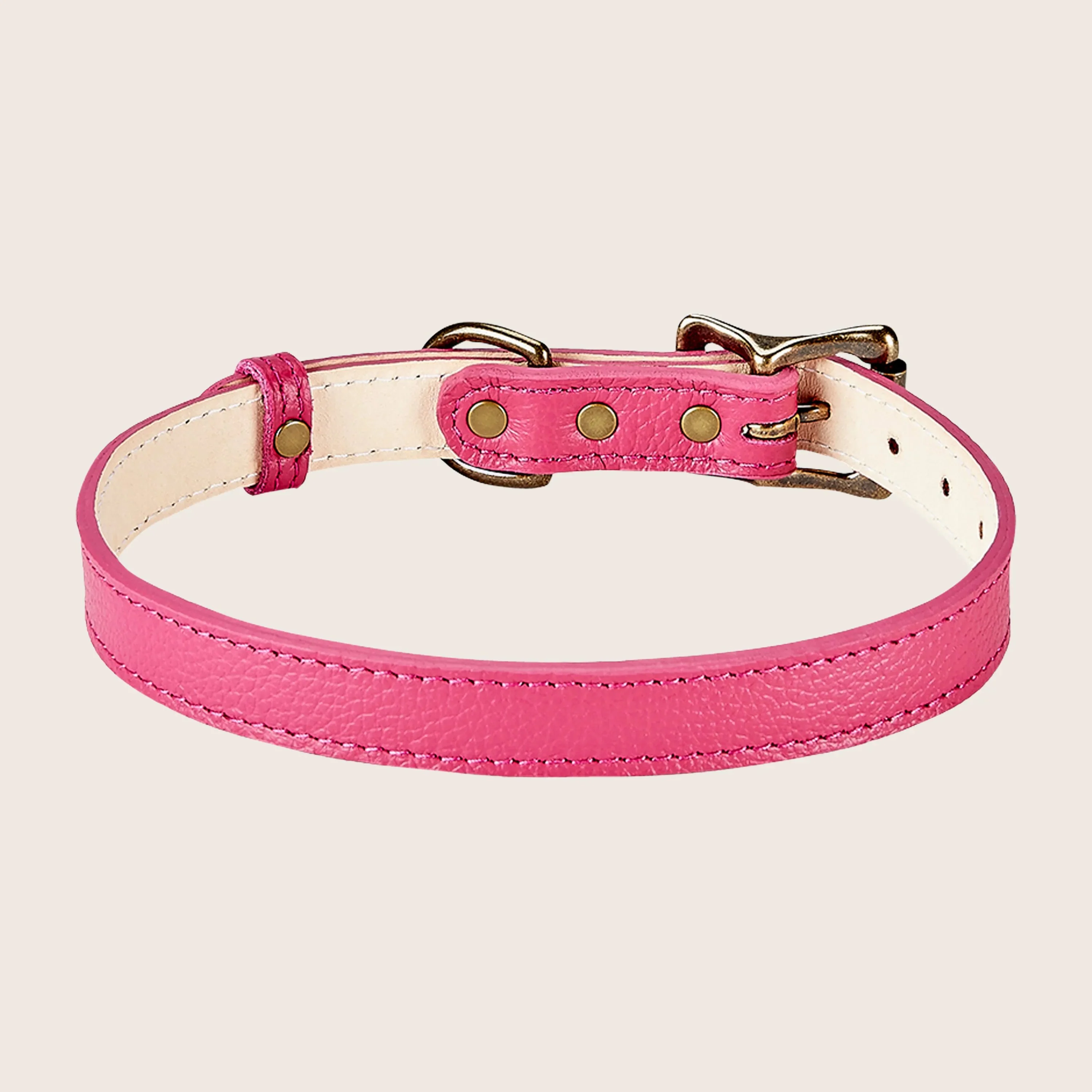 Medium Leather Dog Collar - Image 10