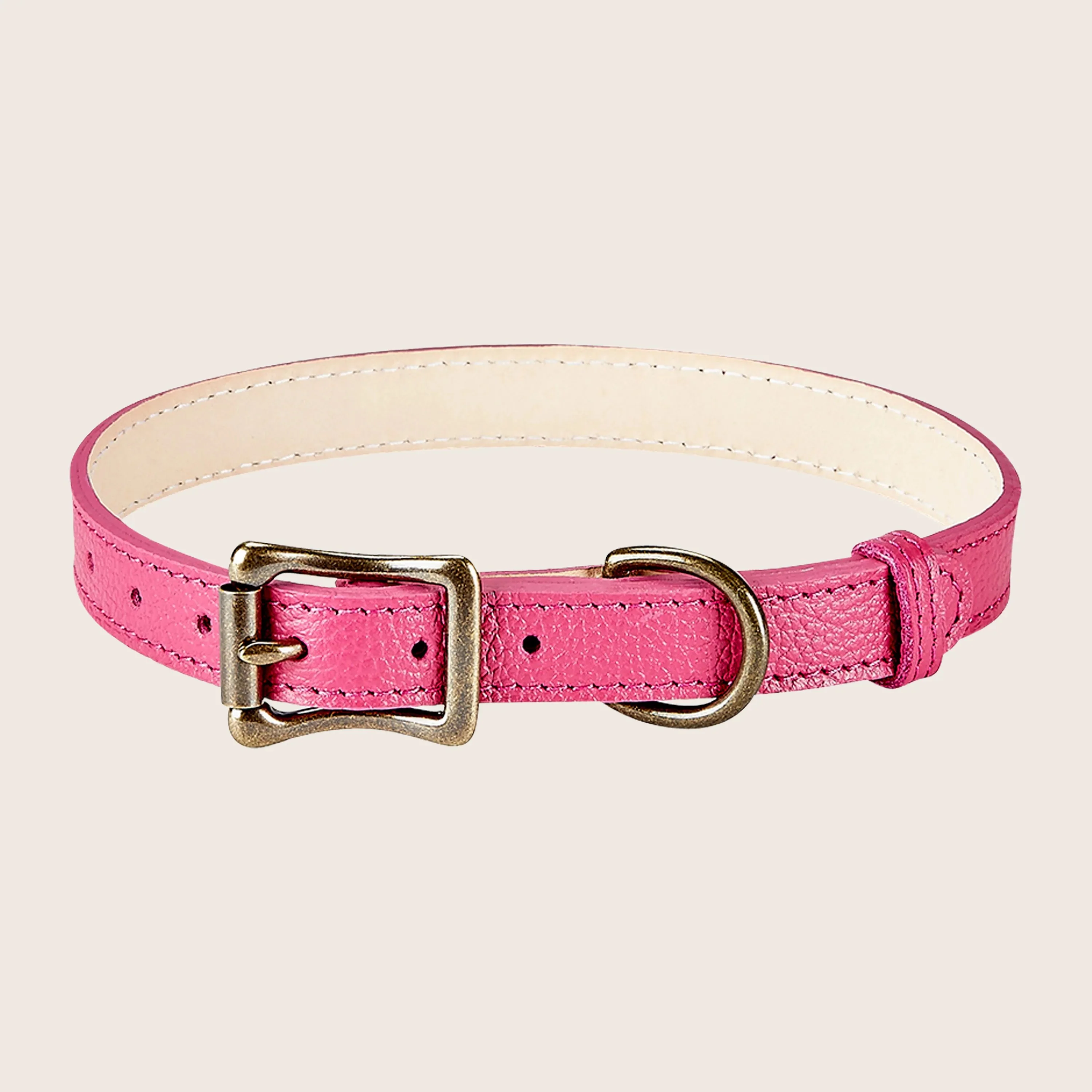 Medium Leather Dog Collar - Image 9