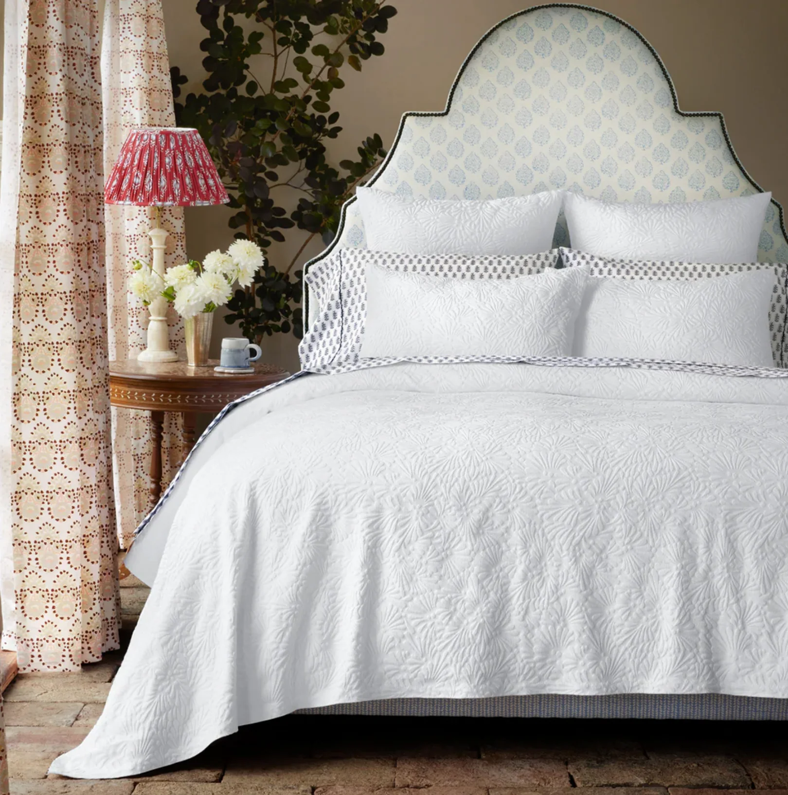 Meera White Coverlet - Image 2