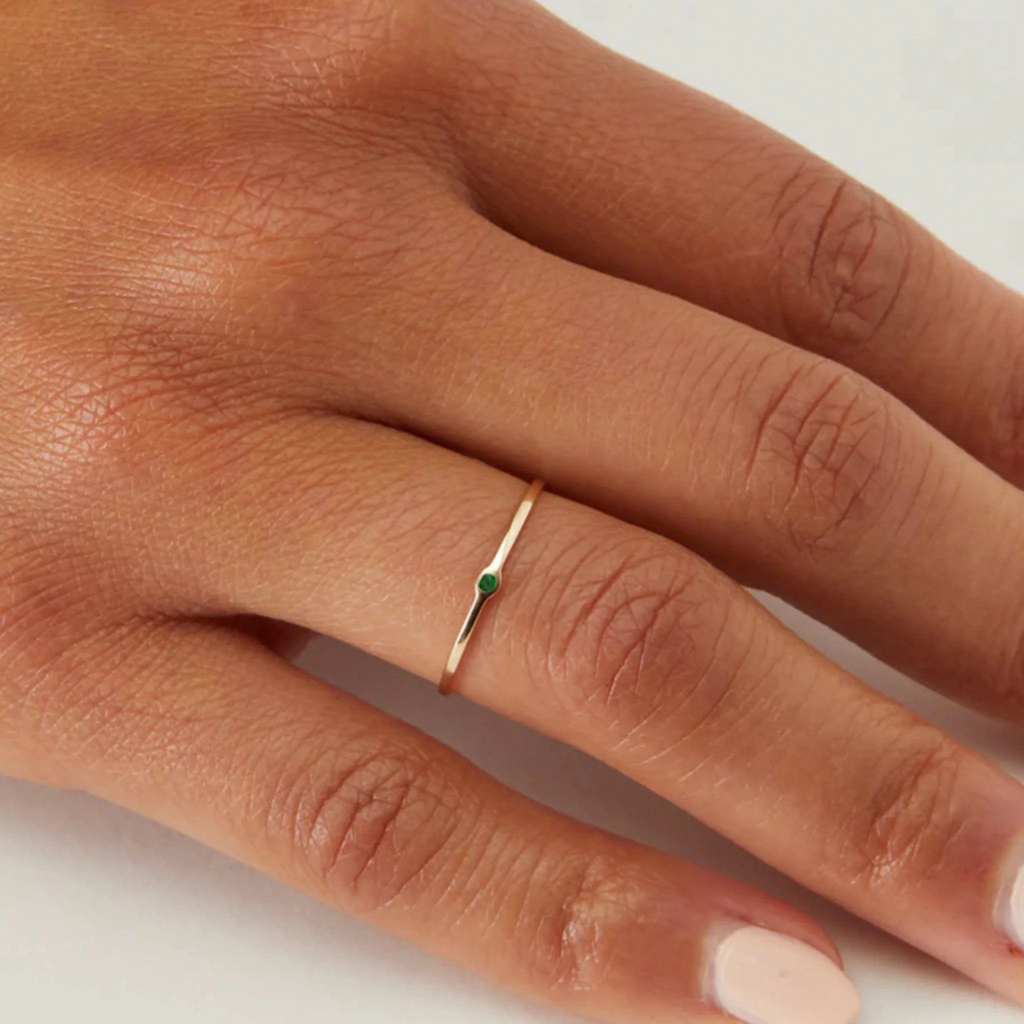 Memory Ring with Emerald - Image 2