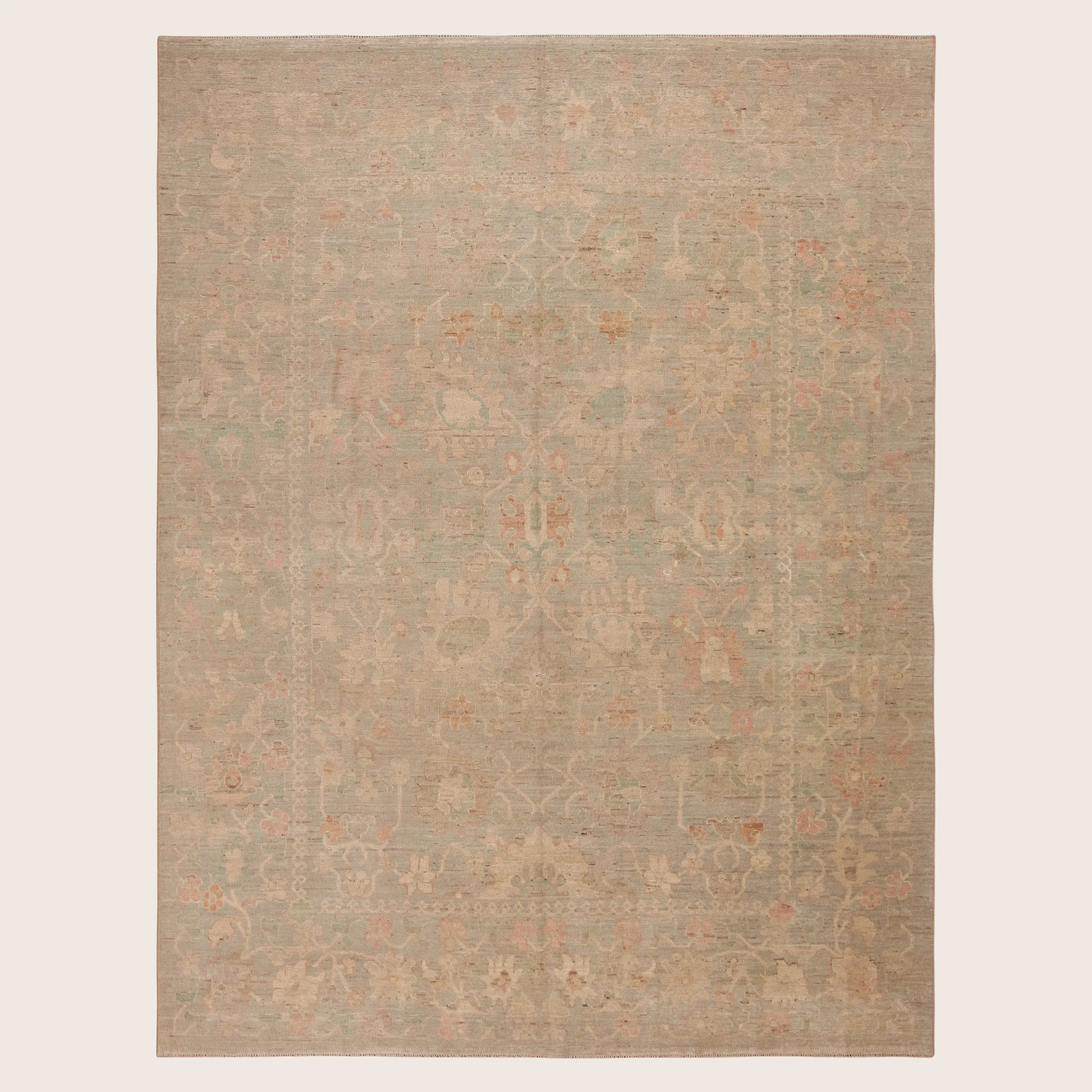 Natural Modern Wool Rug - 9' x 11'9"