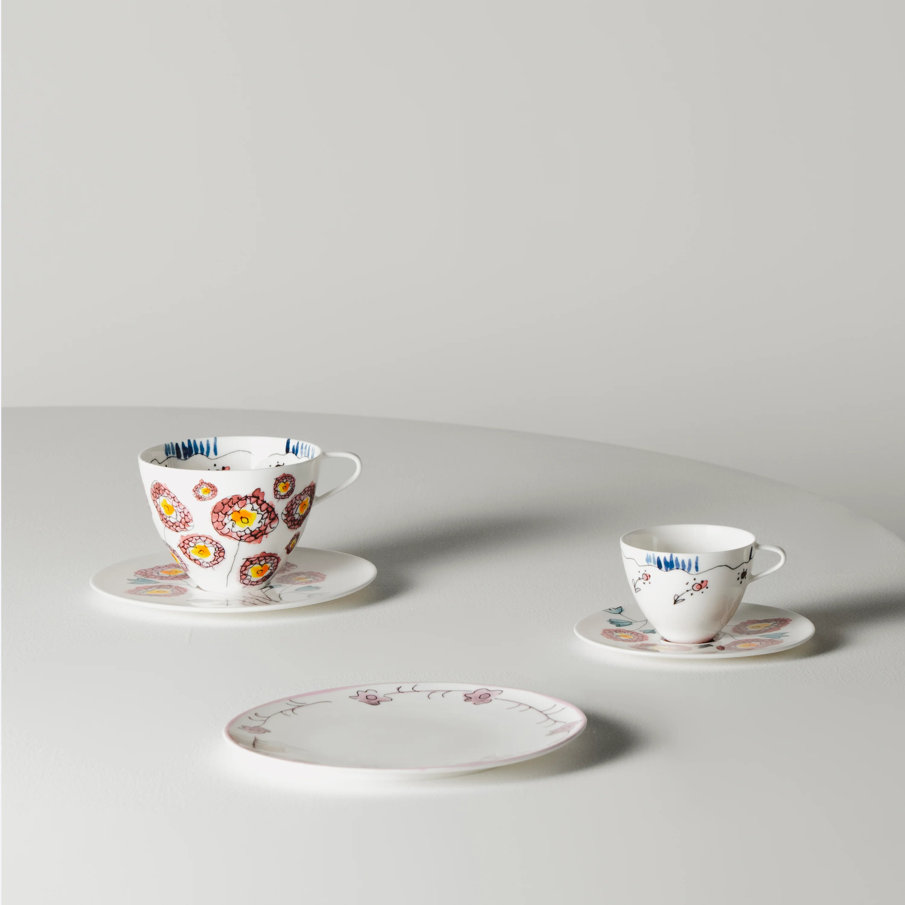 Midnight Flowers Cappuccino Cup - Image 2