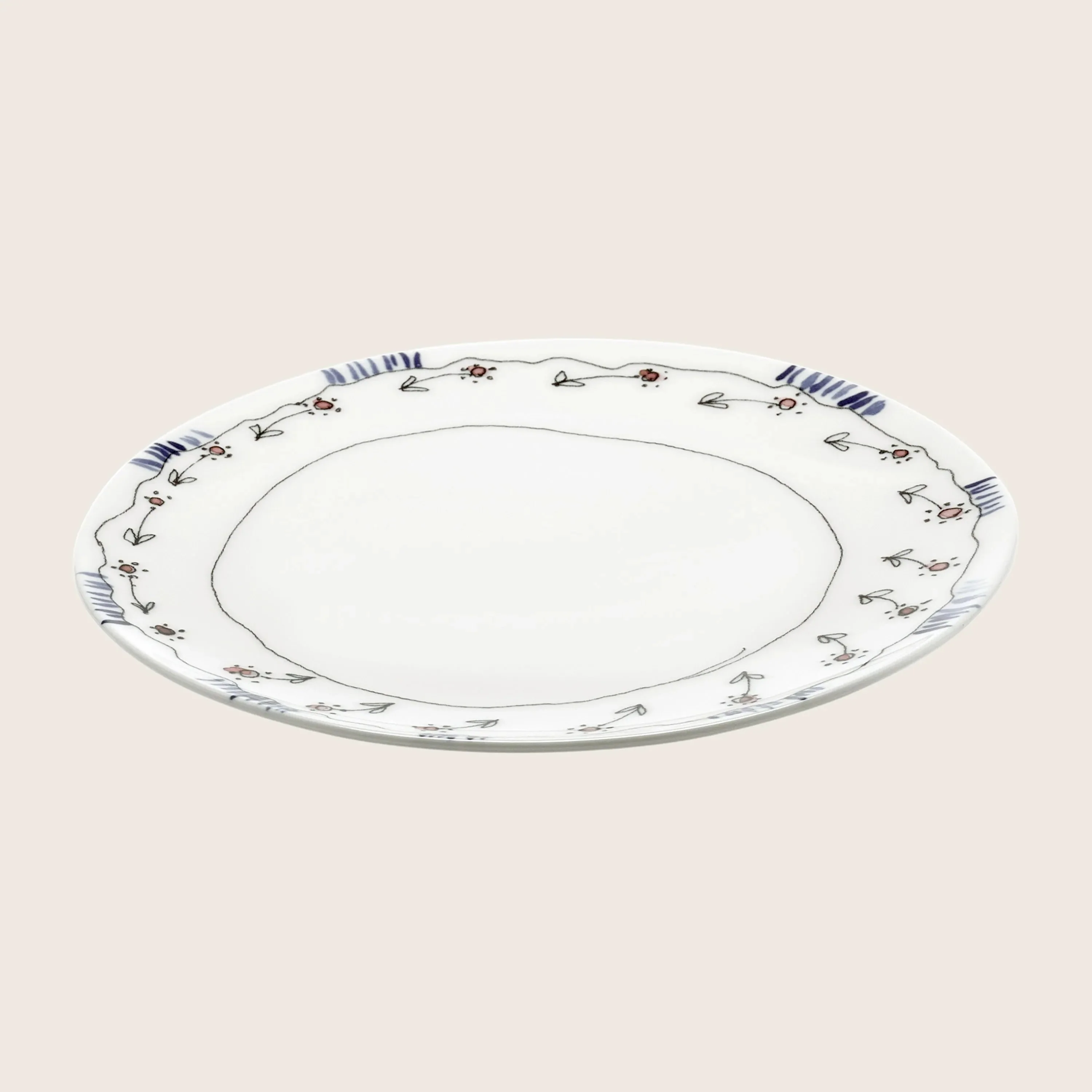 Midnight Flowers Dessert Plate - Image 12