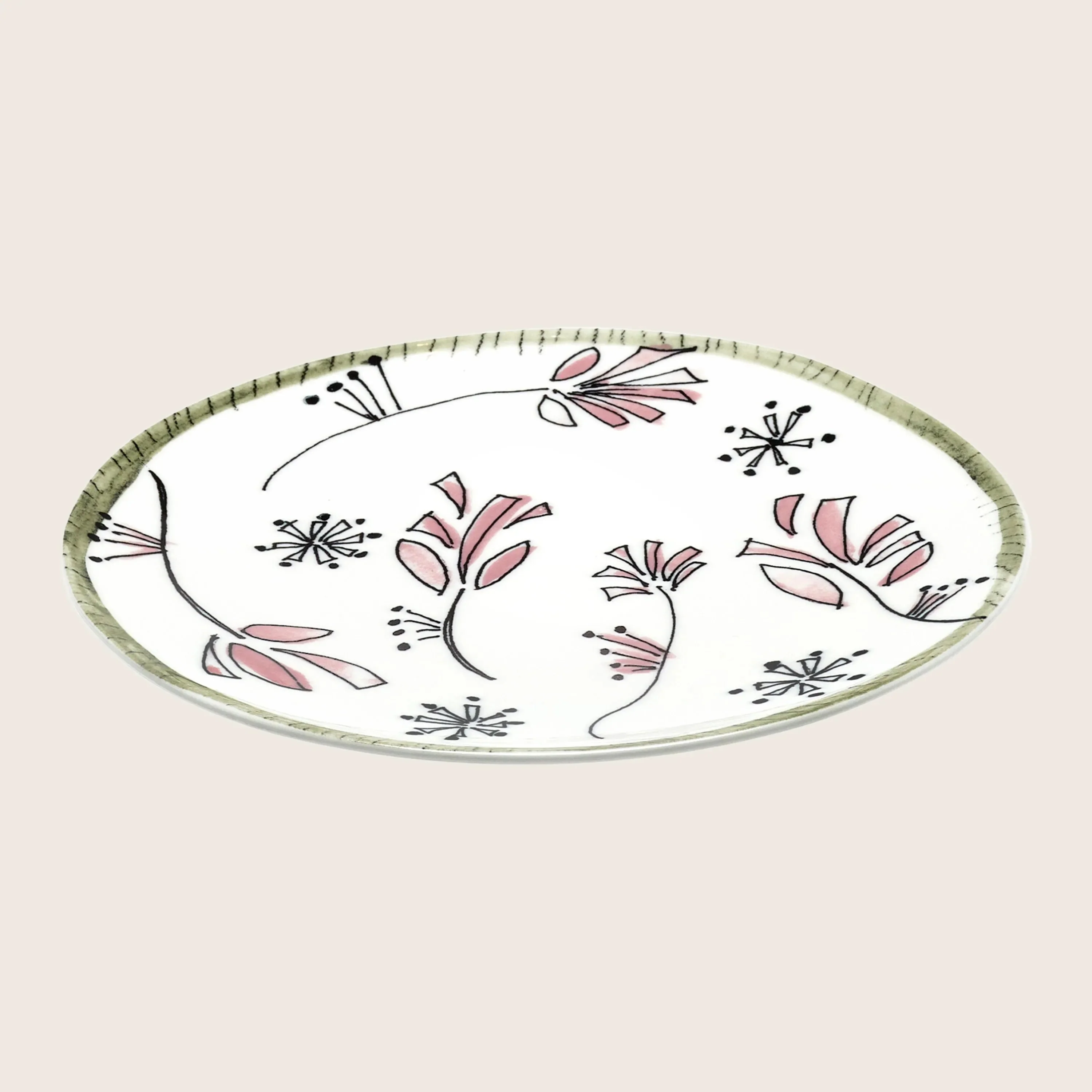 Midnight Flowers Dessert Plate - Image 22