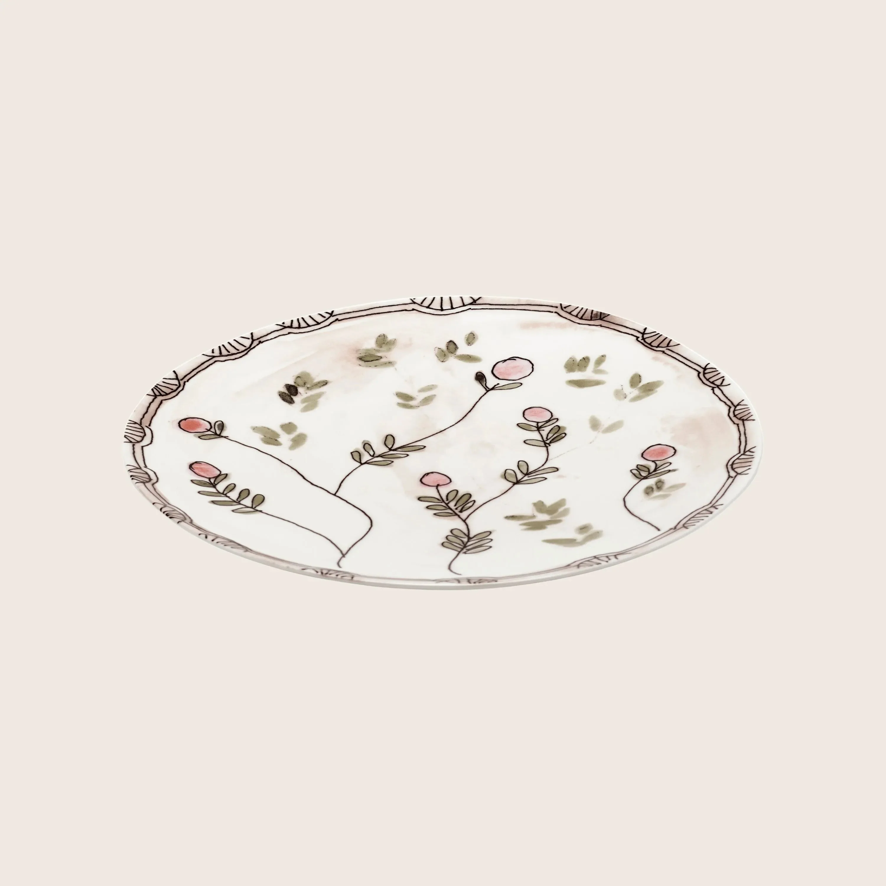 Midnight Flowers Dinner Plate - Image 16