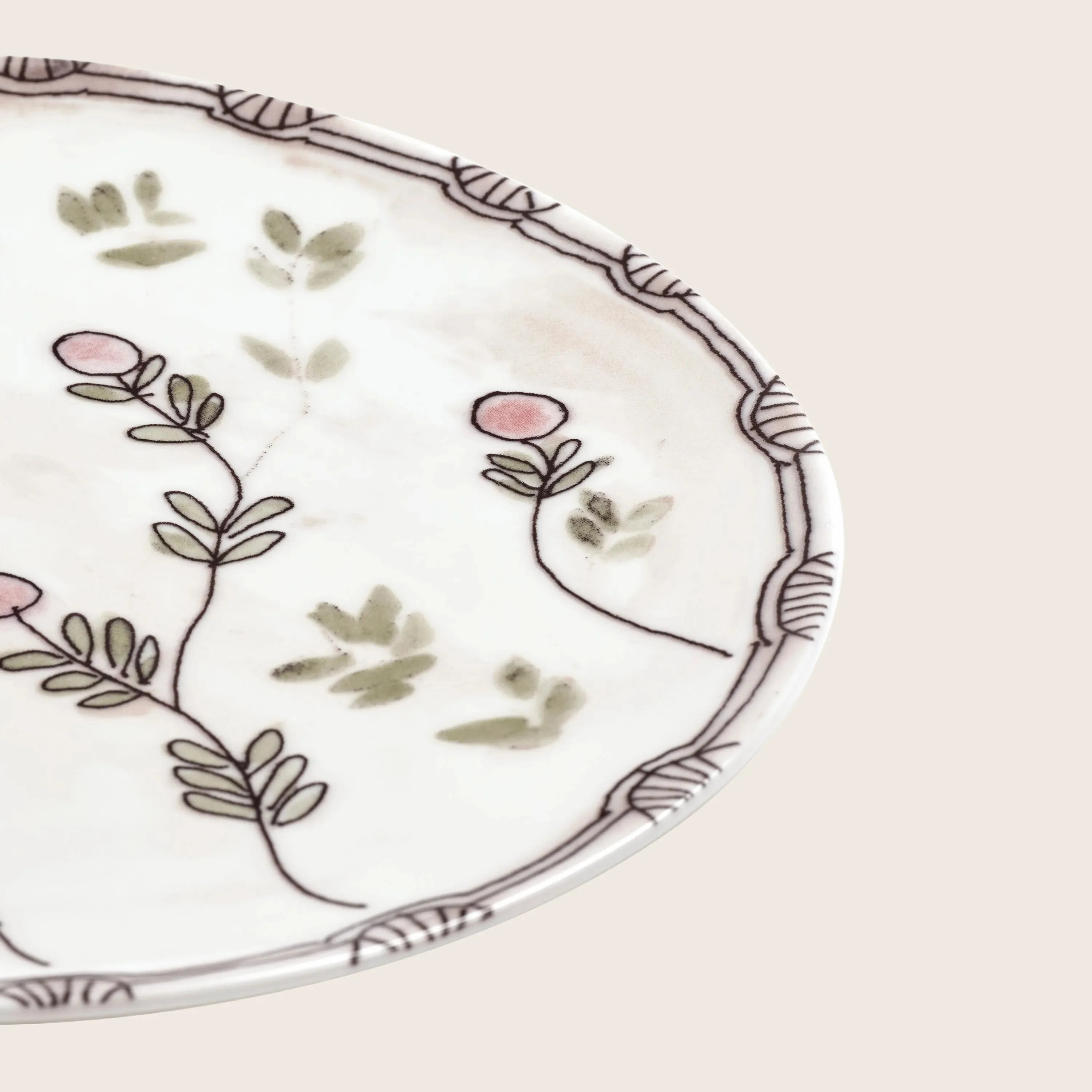 Midnight Flowers Dinner Plate - Image 18