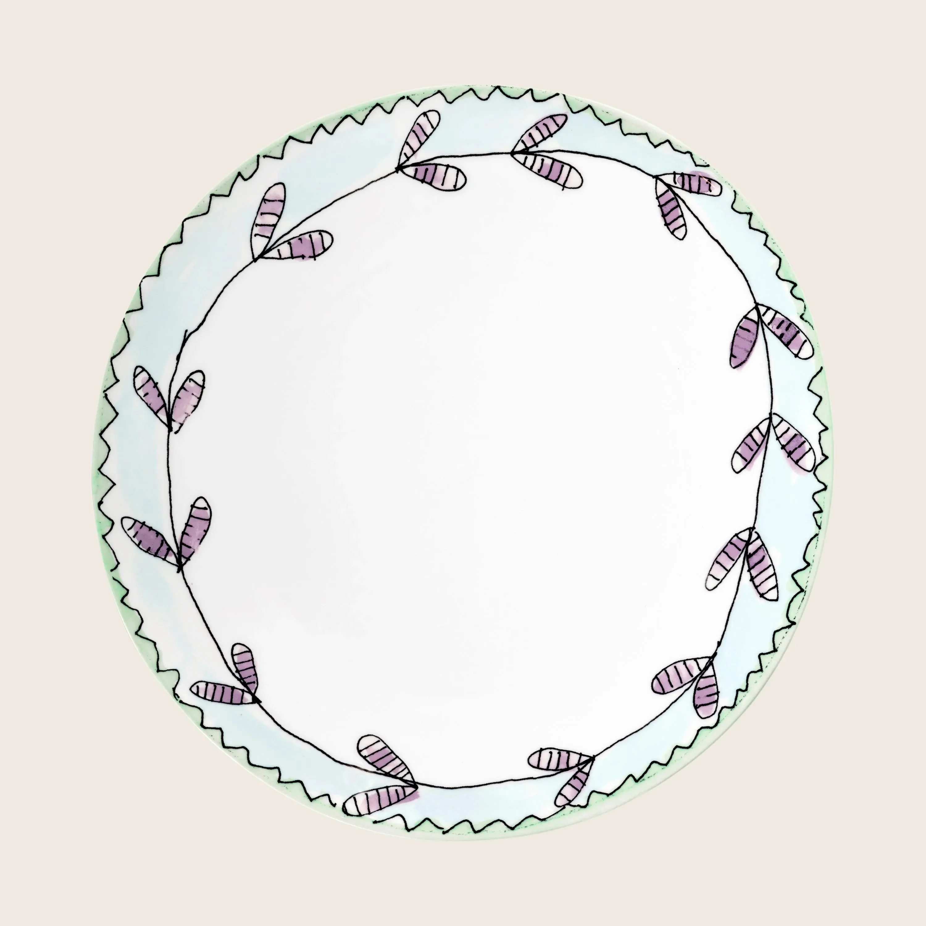 Midnight Flowers Dinner Plate - Image 8