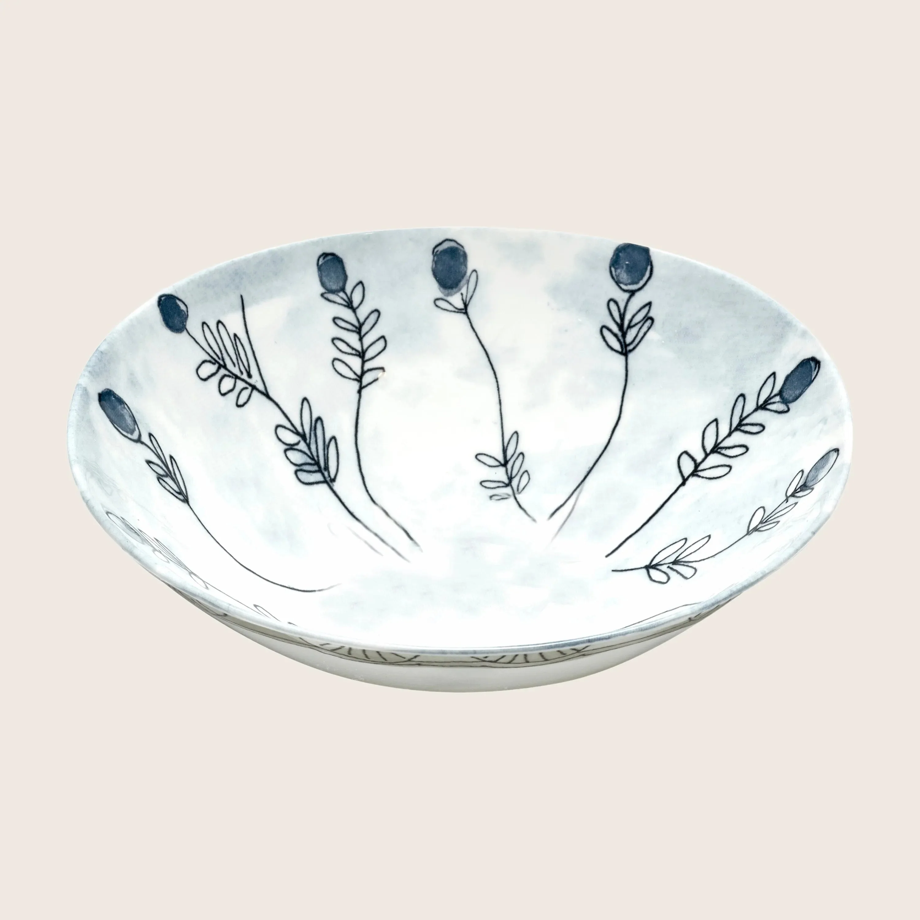 Midnight Flowers Fruit Bowl - Image 2