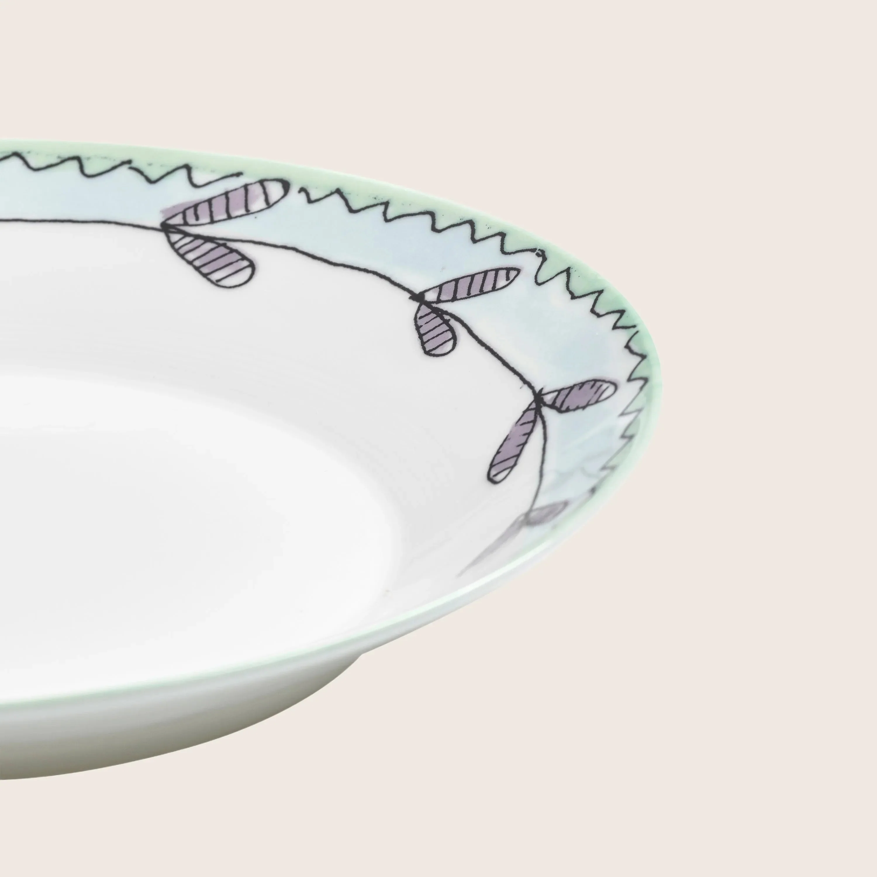 Midnight Flowers Pasta Bowl - Image 4