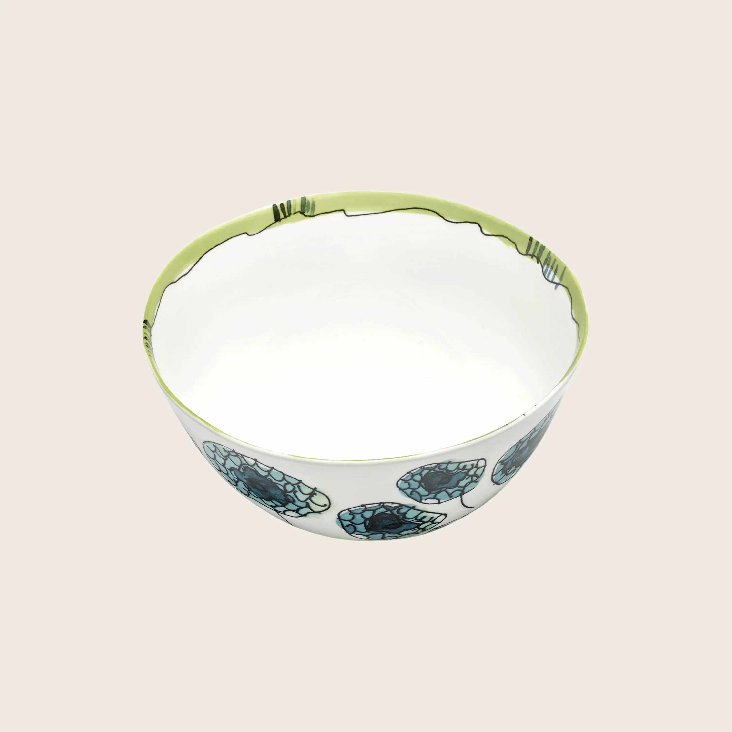 Midnight Flowers Soup Bowl - Image 5