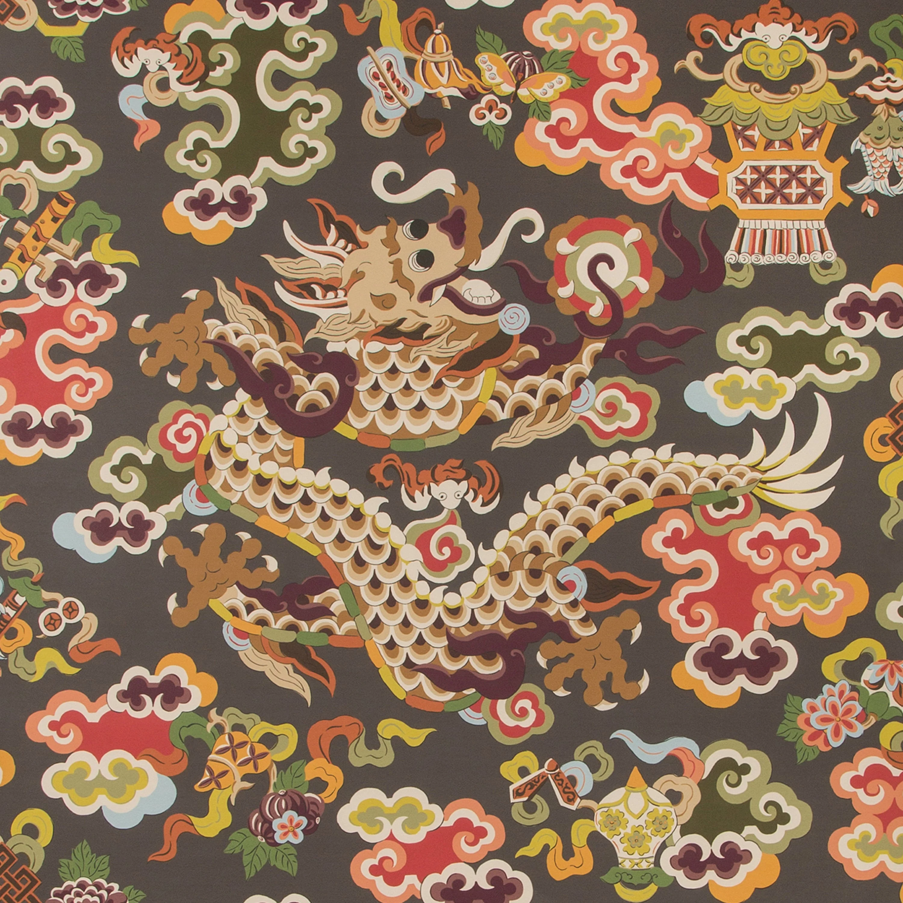 Chinese Dragon Wallpaper, 11 yard roll - Image 10