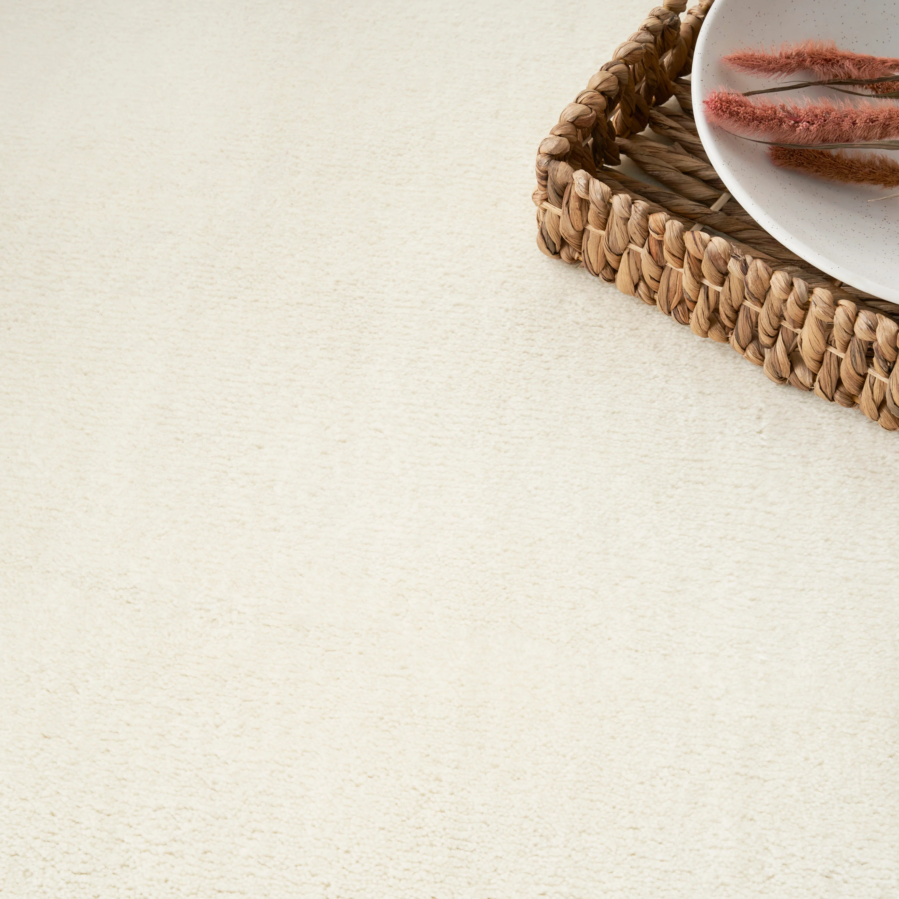 Solid Plush Cashmere Wool Blend Rug - 7'9" X 9'9" - Image 7