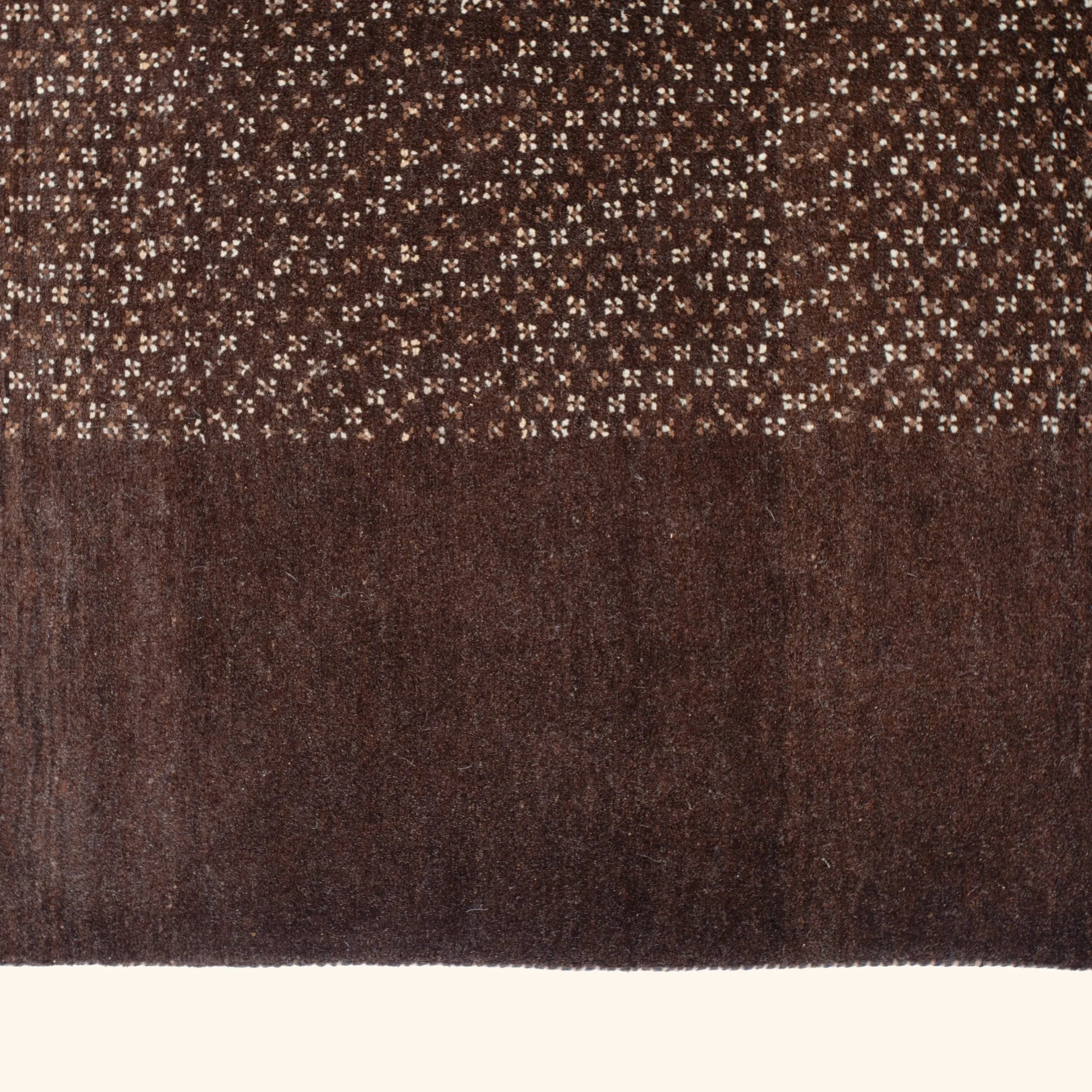 Brown Contemporary Wool Rug - 8'1" x 11'7" - Image 5